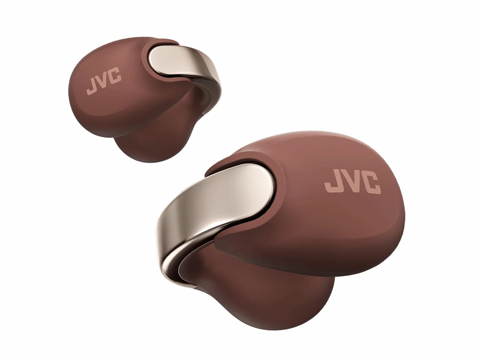JVC Bezprzewodowe słuchawki Bluetooth | 24h baterii i szybkie ładowanie | Ucho otwarte | Lekkie i wodoodporne | Sportowe z IPX4 i kontrolą dotykową - HA-NP1T Granat