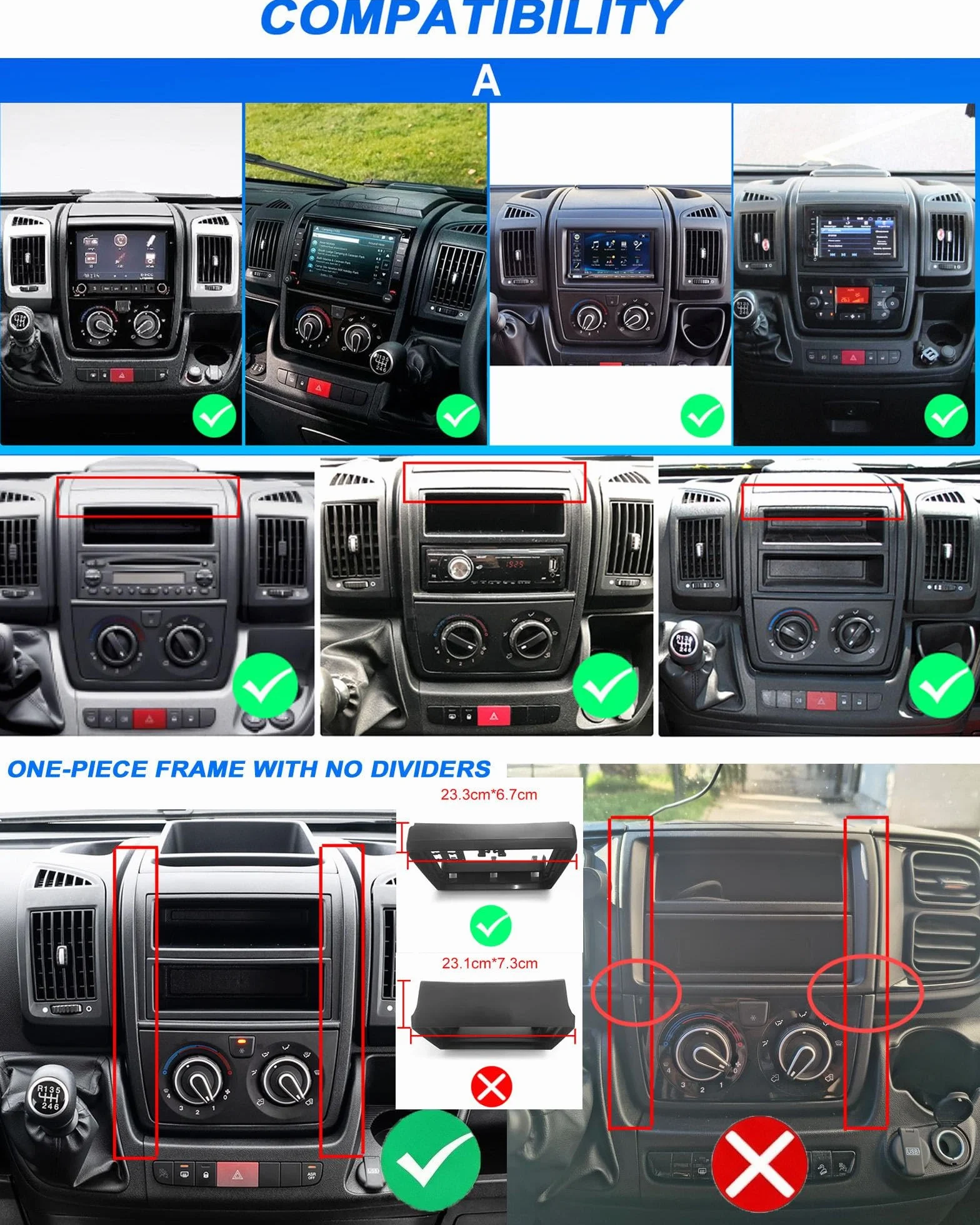 [4+64 GB] Odtwarzacz samochodowy CAMECHO z systemem Android 15 dla Fiat Ducato i Citroën Jumper bezprzewodowy CarPlay i Android Auto 9-calowy 2-DIN Bluetooth 5.0 GPS WiFi 32EQ mikrofon kamera cofania