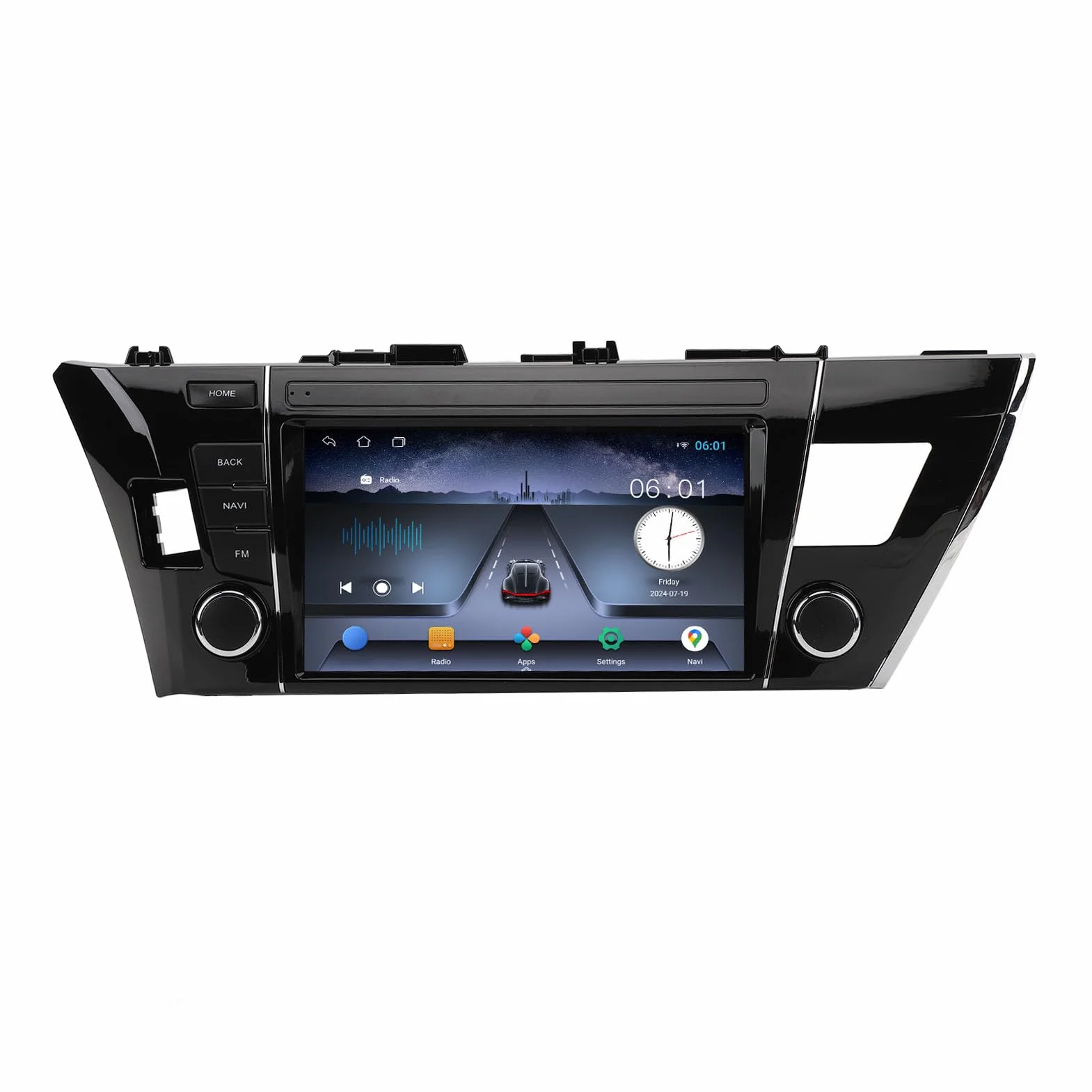 Samochodowe Stereo 9-calowy Ekran Dotykowy Przenośny Odtwarzacz Multimedialny Nawigacji GPS