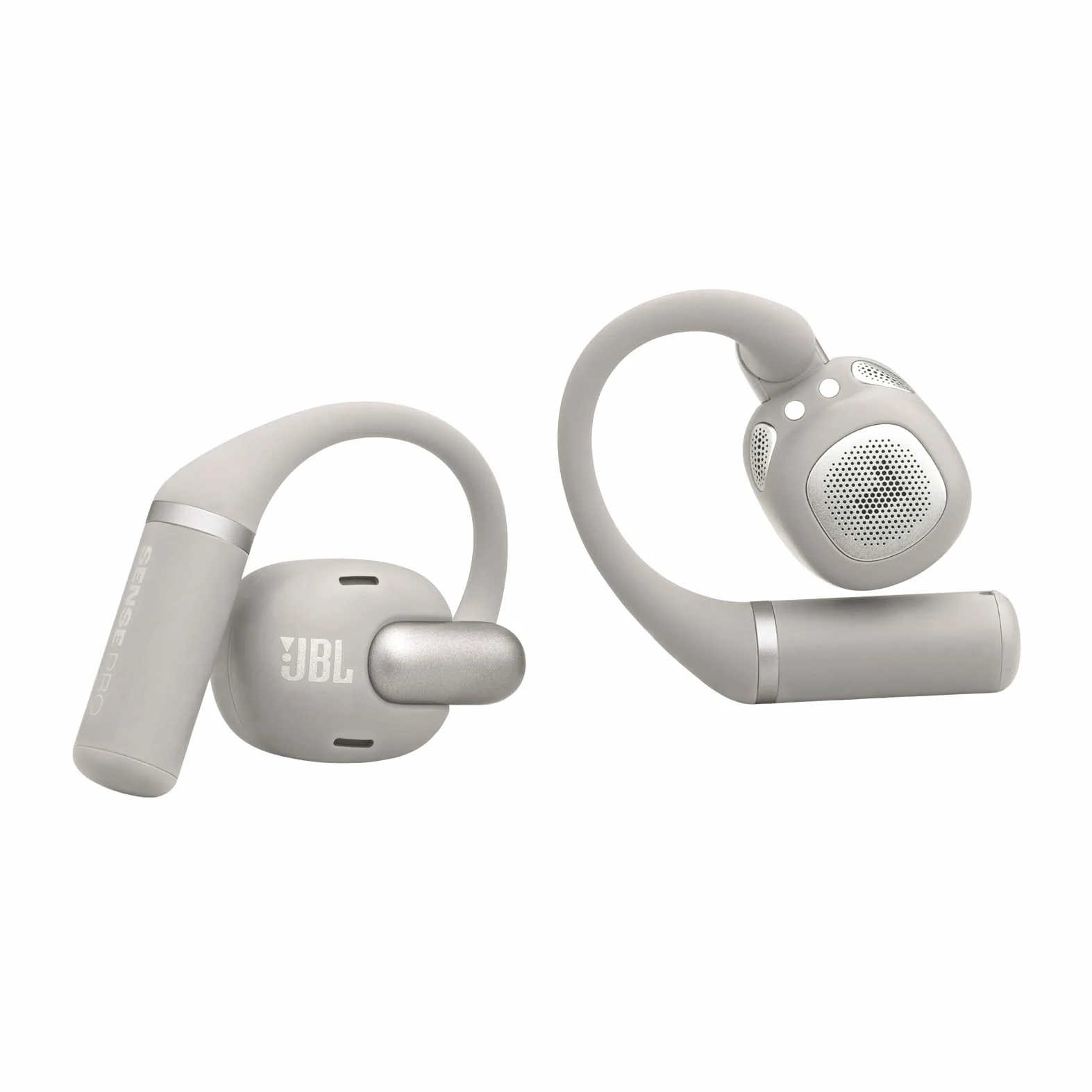 JBL Sense Pro, Bezprzewodowe Słuchawki Douszne, Szare | Otwartą Konstrukcją i Zaczepem na Ucho, JBL OpenSound, 38 Godziny Działania, Odporne na Wodę i Kurz IP54