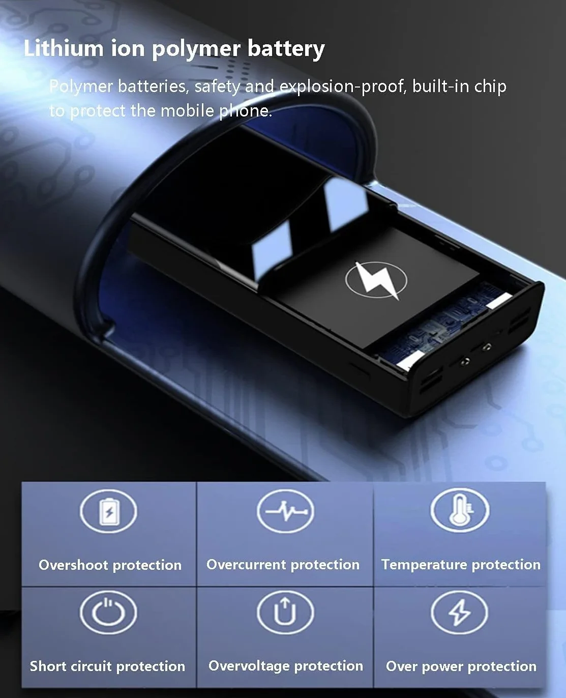 Power Bank Przenośna ładowarka USB 100000 mAh akumulator o dużej pojemności z wyświetlaczem szybkie ładowanie do wszystkich kompatybilnych smartfonów, tabletów, konsol do gier (czarna)