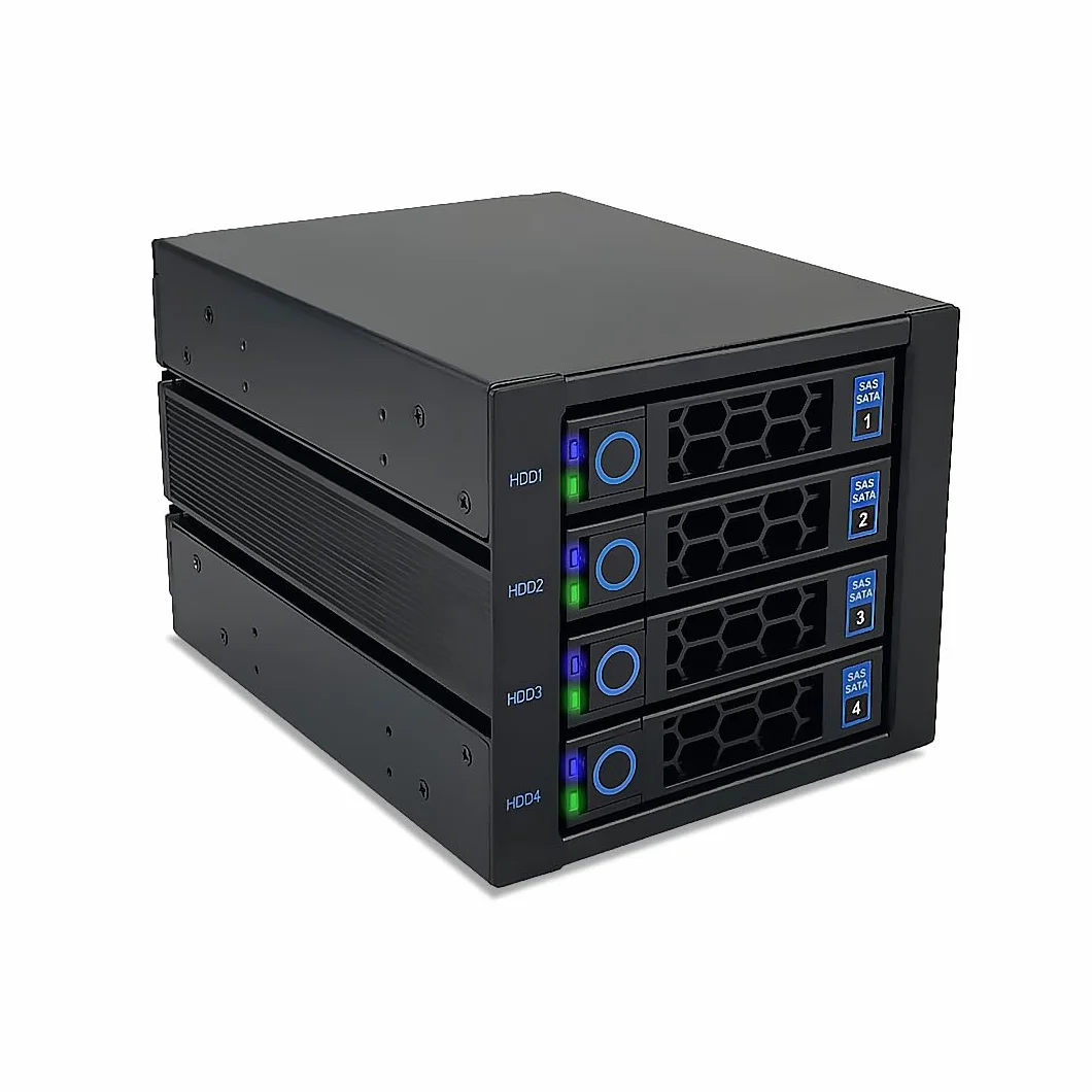 FANTEC 2553 WR-C3141-12G/6G SAS/SATA 12G obudowa backplane dla 4× 3,5"/2,5" HDD/SSD na module napędowym 3X 5,25