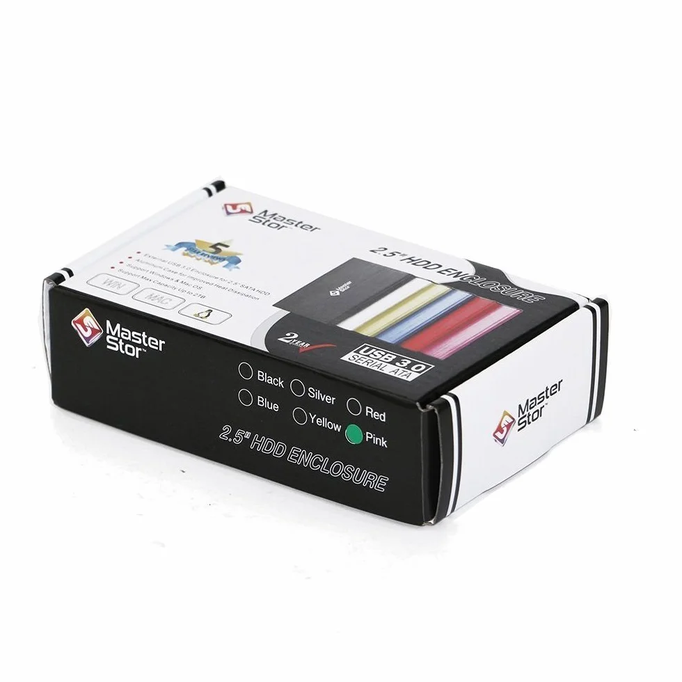 MasterStor Zewnętrzny dysk twardy 320 GB USB 3.0 Super-Fast 2,5-calowy dysk twardy SATA laptop przenośny dysk twardy niebieski