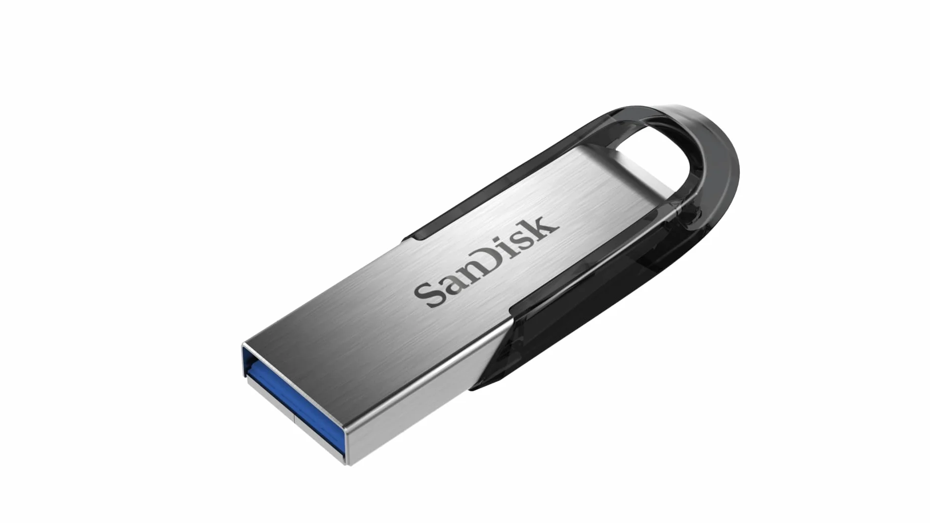 Sandisk Ultra Flair SDCZ73-128G-G46 Pendrive, Srebrny/Czarny, 128GB