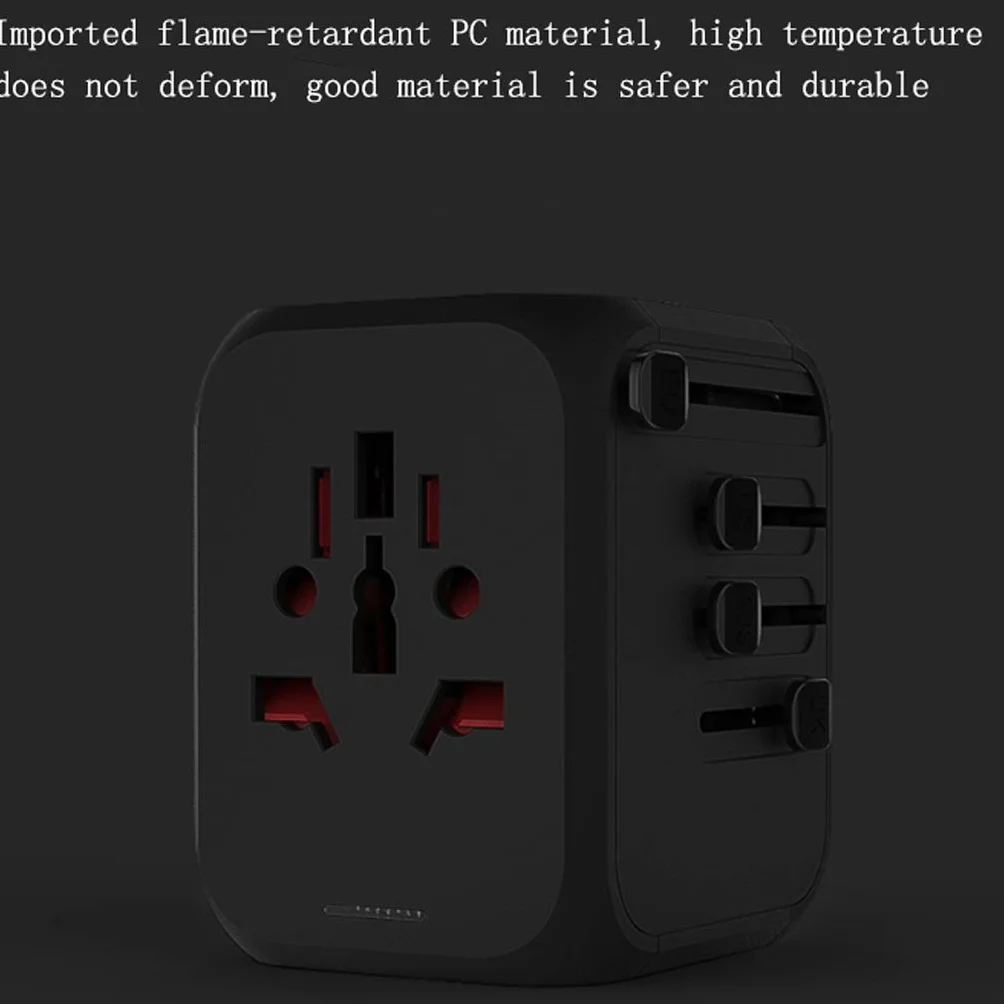Gniazdo międzynarodowe przetwornice Międzynarodowa ładowarka, ogólnoświatowy adapter podróży, Universal Type-C Wtyczka konwersji, bardzo odpowiednia do podróży adapter wtyczki zasilania
