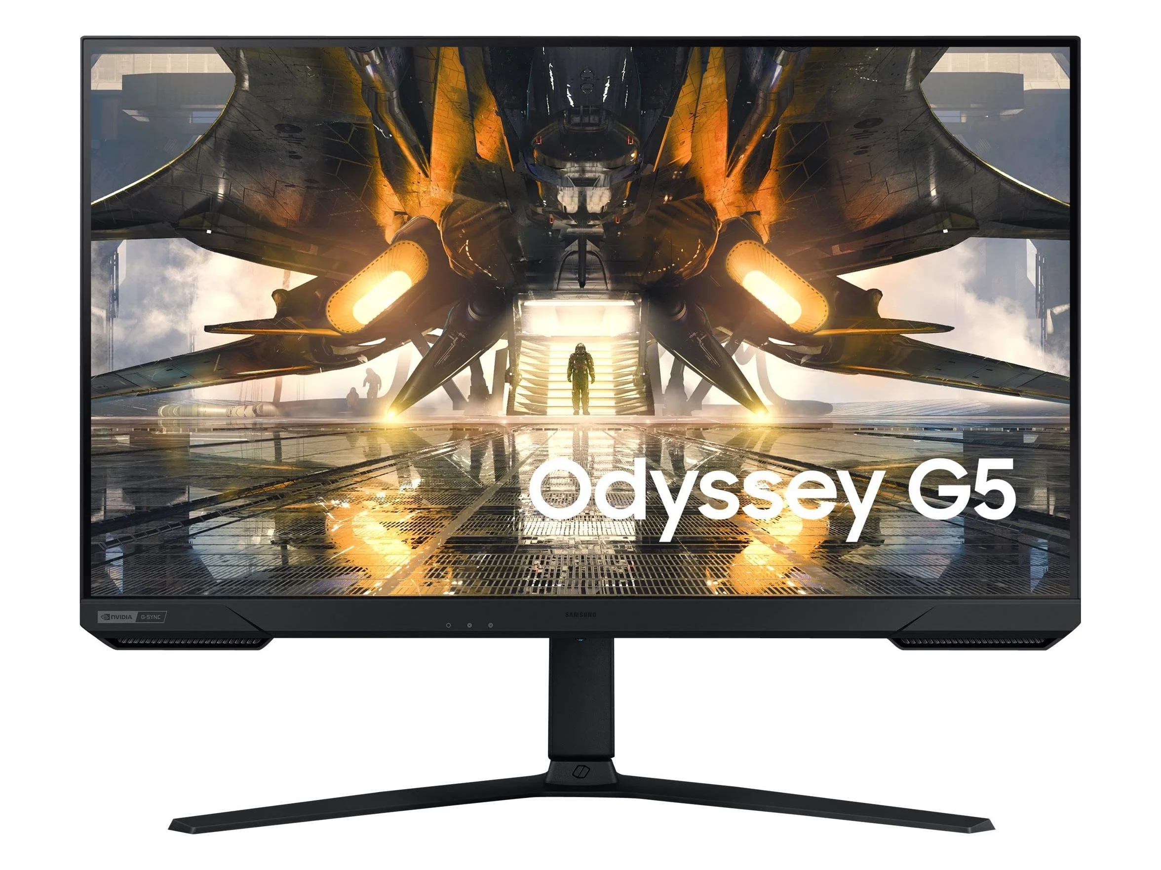 Samsung Odyssey G5A LS32AG520PUXEN monitor gamingowy, 32", rozdzielczość WQHD, 1440p, AMD FreeSync Premium, czas reakcji 1 ms, częstotliwość odświeżania 165 Hz, tryb Eye Saver, bez migotania, czarny