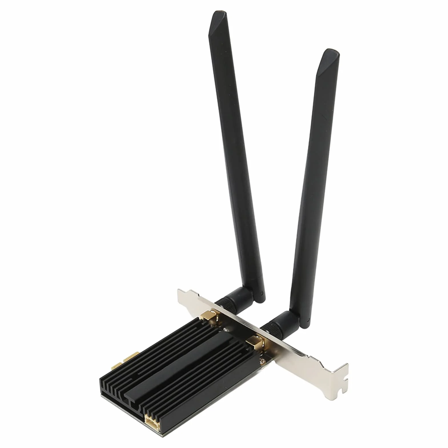 Karta WiFi 6E PCIe WiFi na PC, 6G 5G 2.4G WPA3 BT5.2 Podwójna Antena Adapter Sieci PCIe Plug and Play Bezprzewodowy Adapter PCIe 2400 Mbps do Gier Stacjonarnych