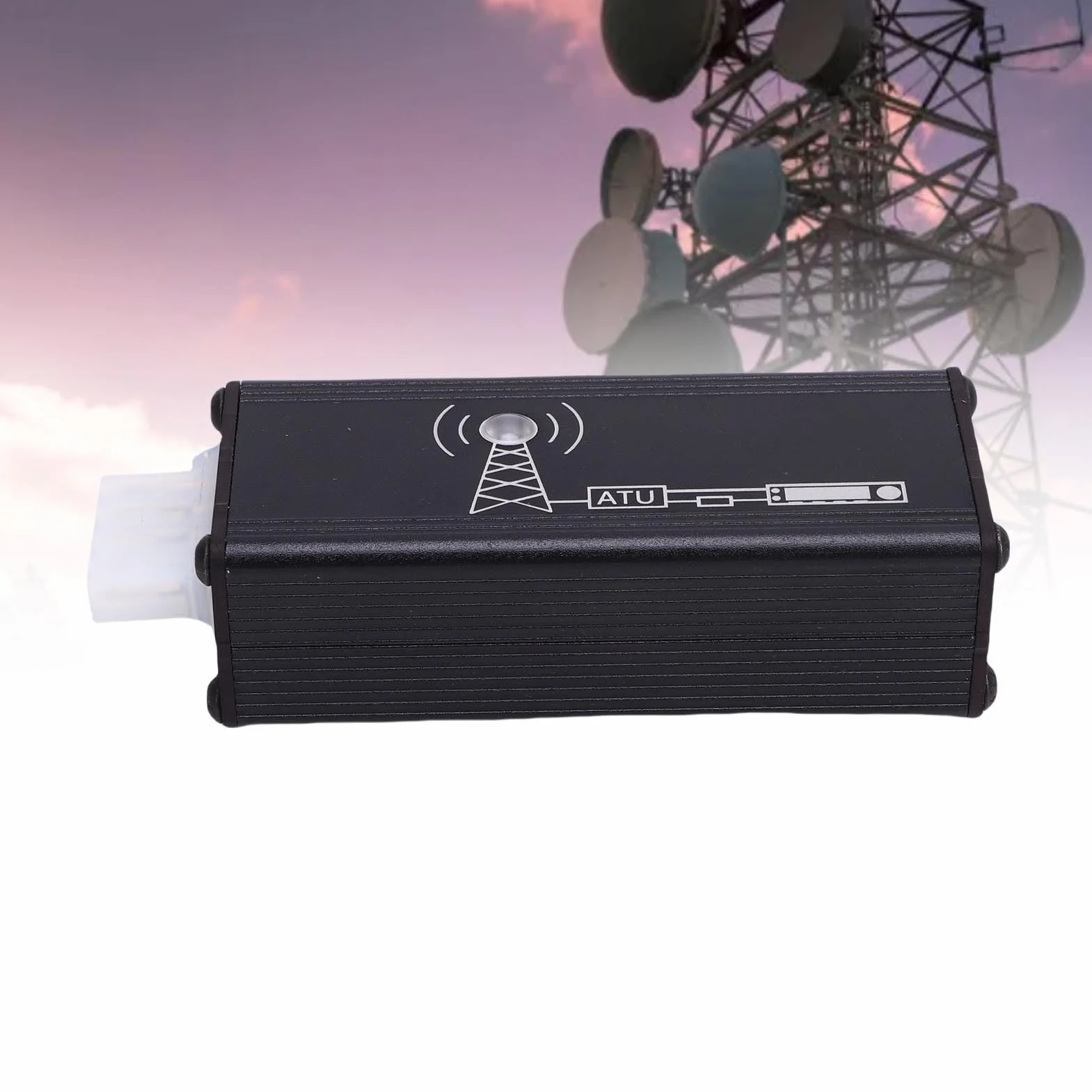 Asixxsix Konwerter tunera antenowego, 4-przewodowy protokół interfejsu maszynowego dla radiotelefonów, z diodą LED, do modeli DX10, FTDX101, FTDX3000, 991, 891, 897, 450D