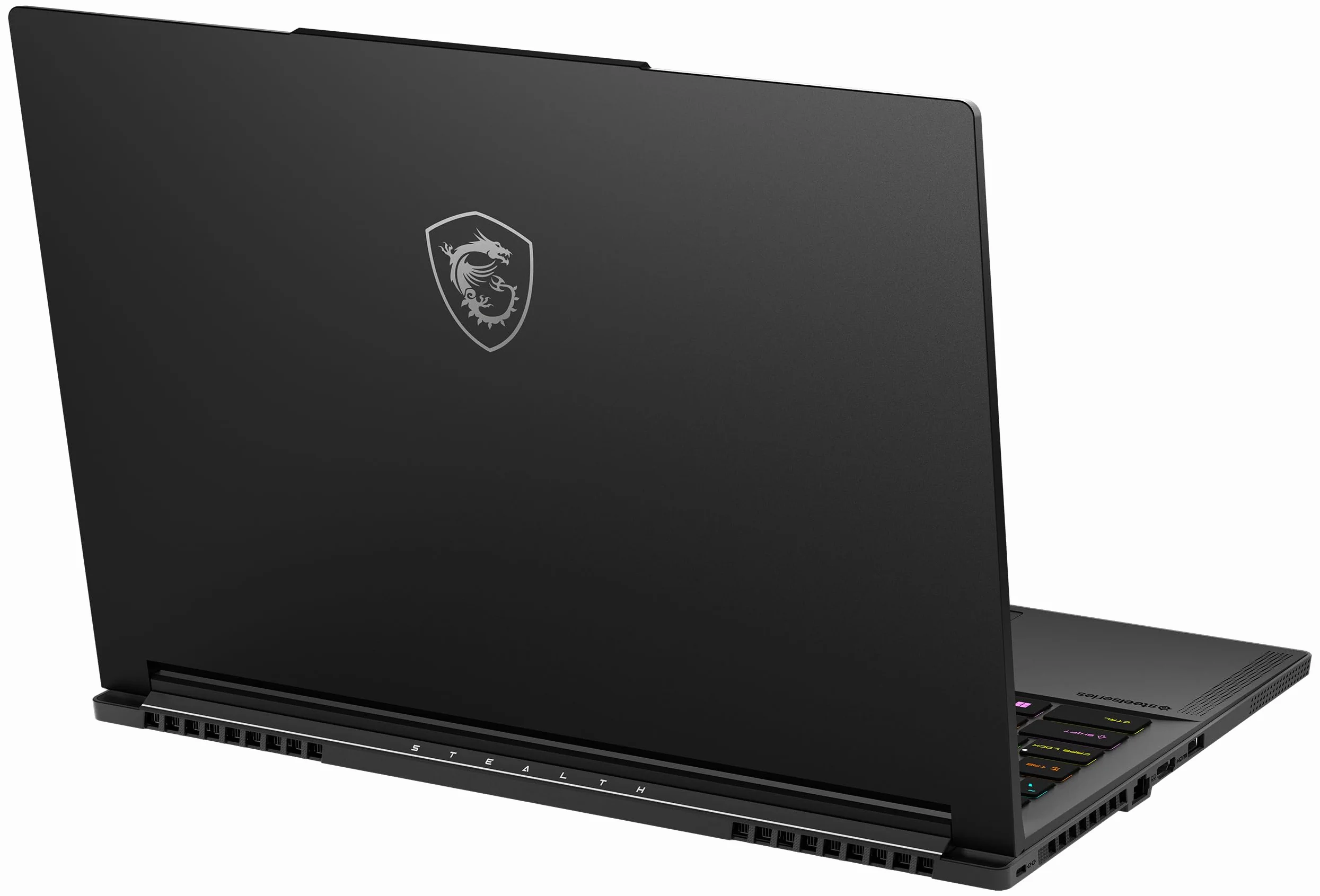 MSI Stealth A16 AI+ laptop gamingowy, wyświetlacz OLED 16" QHD+ 240 Hz, AMD Ryzen™ AI 9 HX 370, NVIDIA GeForce RTX 5070 Ti, 32 GB LPDDR5X, 2 TB SSD, Windows 11 Home, klawiatura QWERTZ, A3XWHG-044