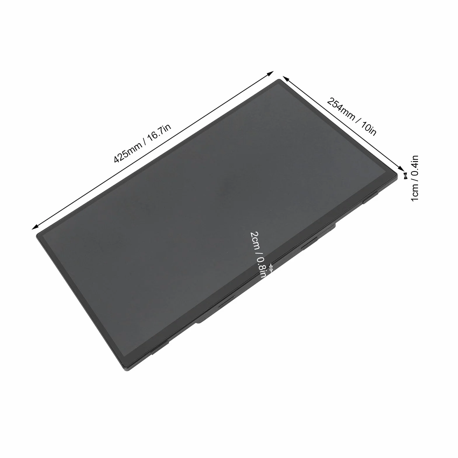 Przenośny Monitor z Ekranem Dotykowym 18,5 Cala, Wyjątkowo Cienki Przedłużacz Monitora do Gier HDR o Rozdzielczości 1920x1280, Drugi Monitor Podróżny Typu C do Konsoli na
