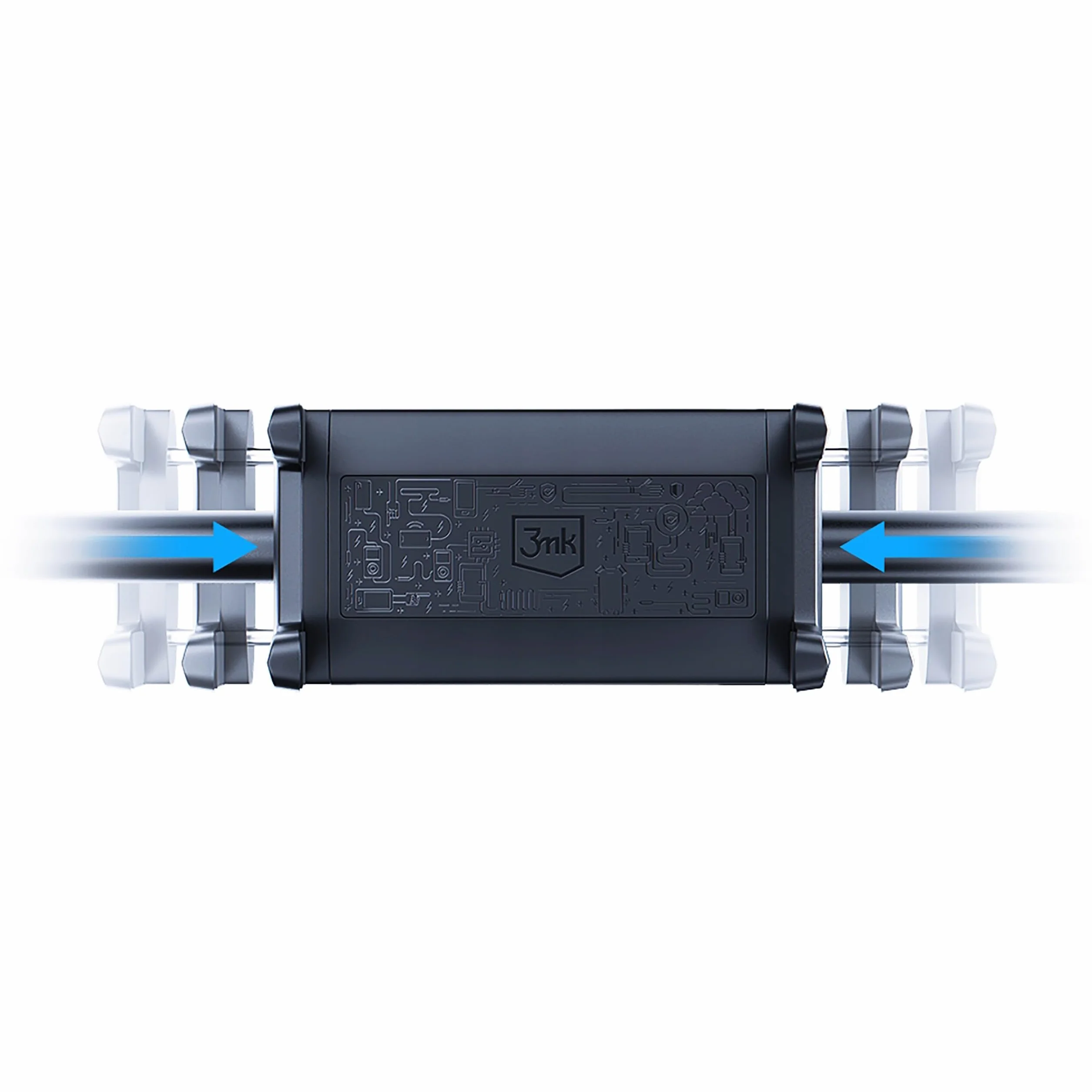 3mk Double Headrest Holder Uchwyt samochodowy do telefonu, tabletu