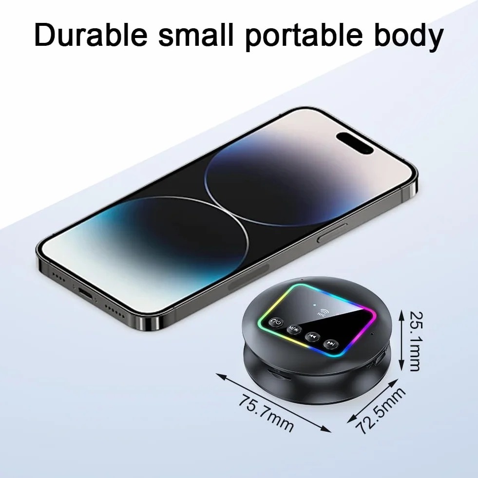 AXFEE odbiornik Bluetooth 5.4 do HiFi, adapter audio NFC z RCA i gniazdem 3,5 mm, 2-w-1 nadajnik i odbiornik BLUETOOTH do domowego zestawu stereo, głośnika, samochodu, TV, muzyki do streamingu