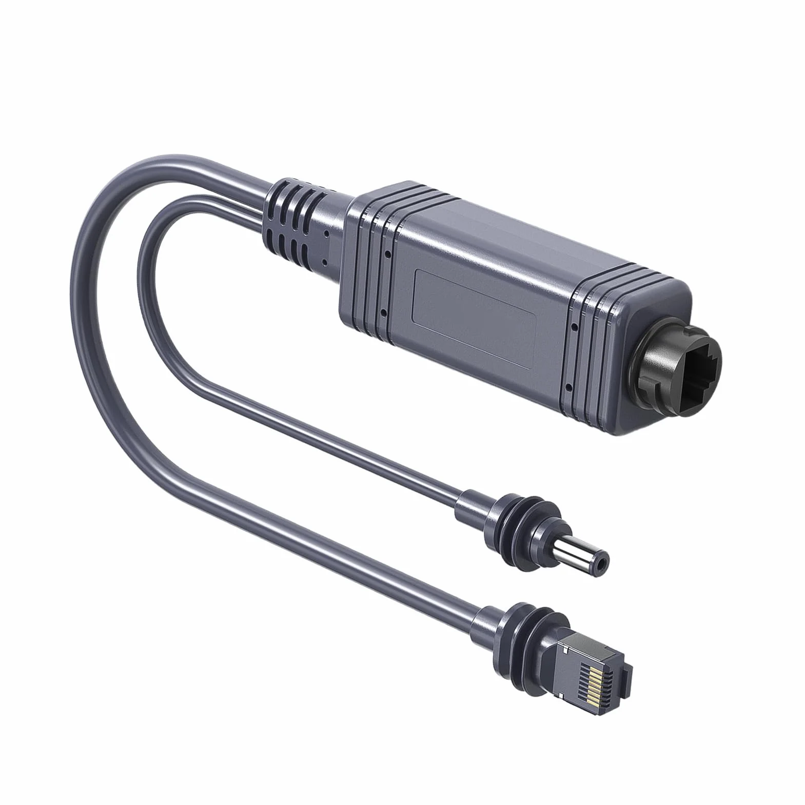 Eujgoov Poe Gigabit Ethernet Rozdzielacz do Kamer Bezpieczeństwa i Telefony VoIP do Strumieniowego Przesyłania Wideo w Czasie Rzeczywistym i Dużych Manipulacji Danych Gigabit Poe Adapter Combiner