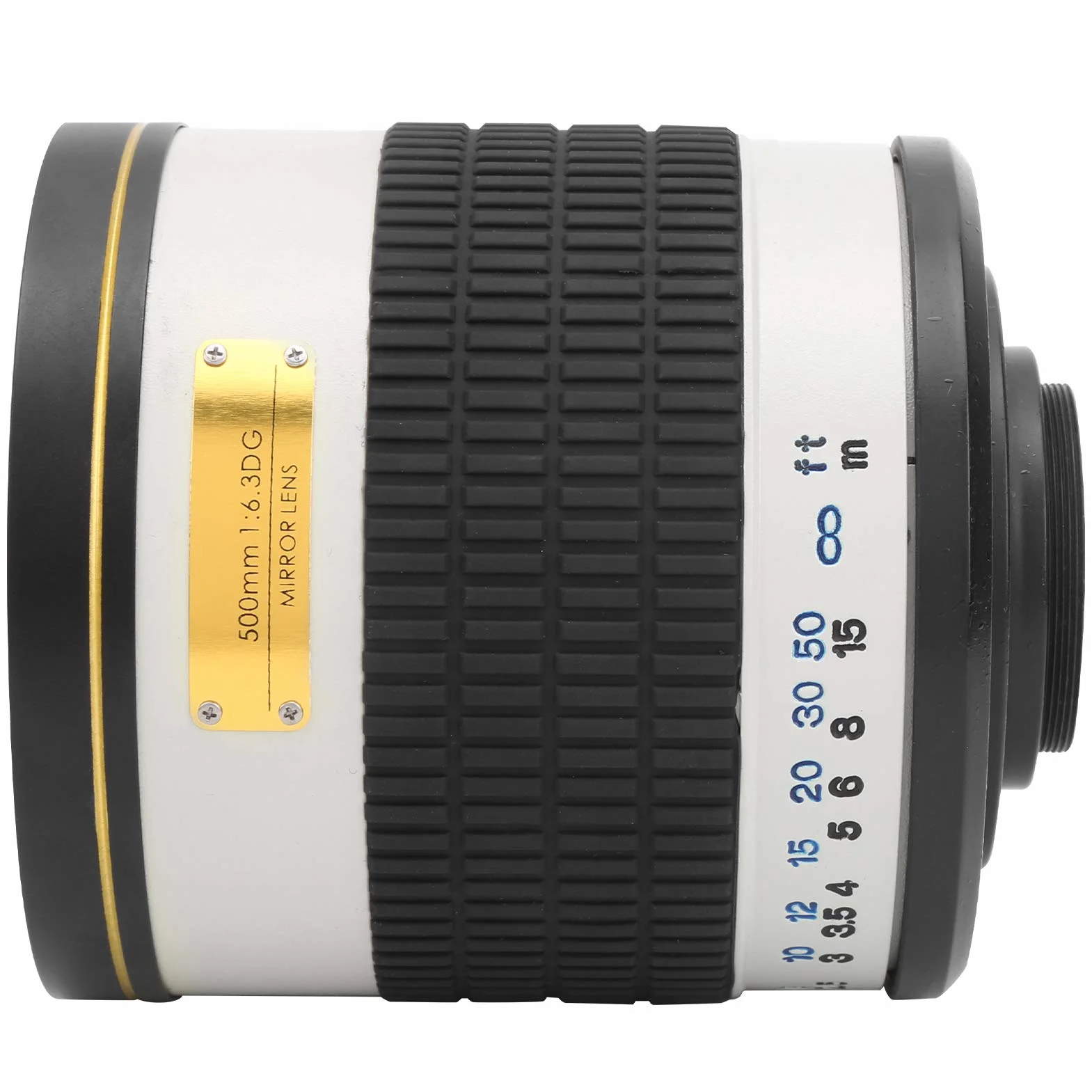 Teleobiektyw Lustrzany 500 Mm F6,3 do Aparatu z Mocowaniem EF, Lekka Konstrukcja Zapewniająca wygodę Użytkowania, Obiektyw z ręczną regulacją Ostrości do Fotografowania Owadów i Turystyki