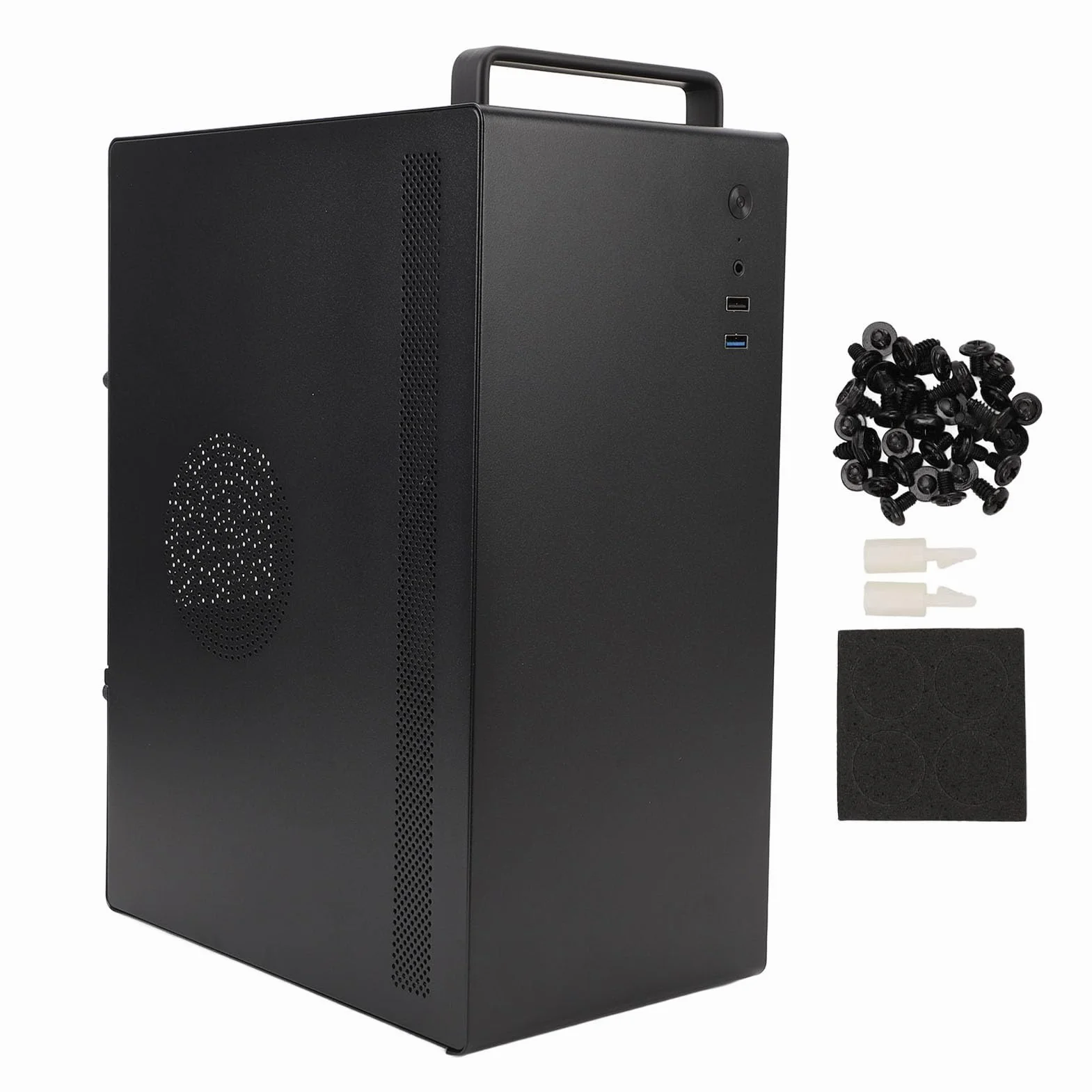 Obudowa Komputera do Gier Micro ATX ITX Mocna Stalowa Podpórka 4 Porty PCIE USB 3.0 2.0 dla Domowych Graczy Biurowych