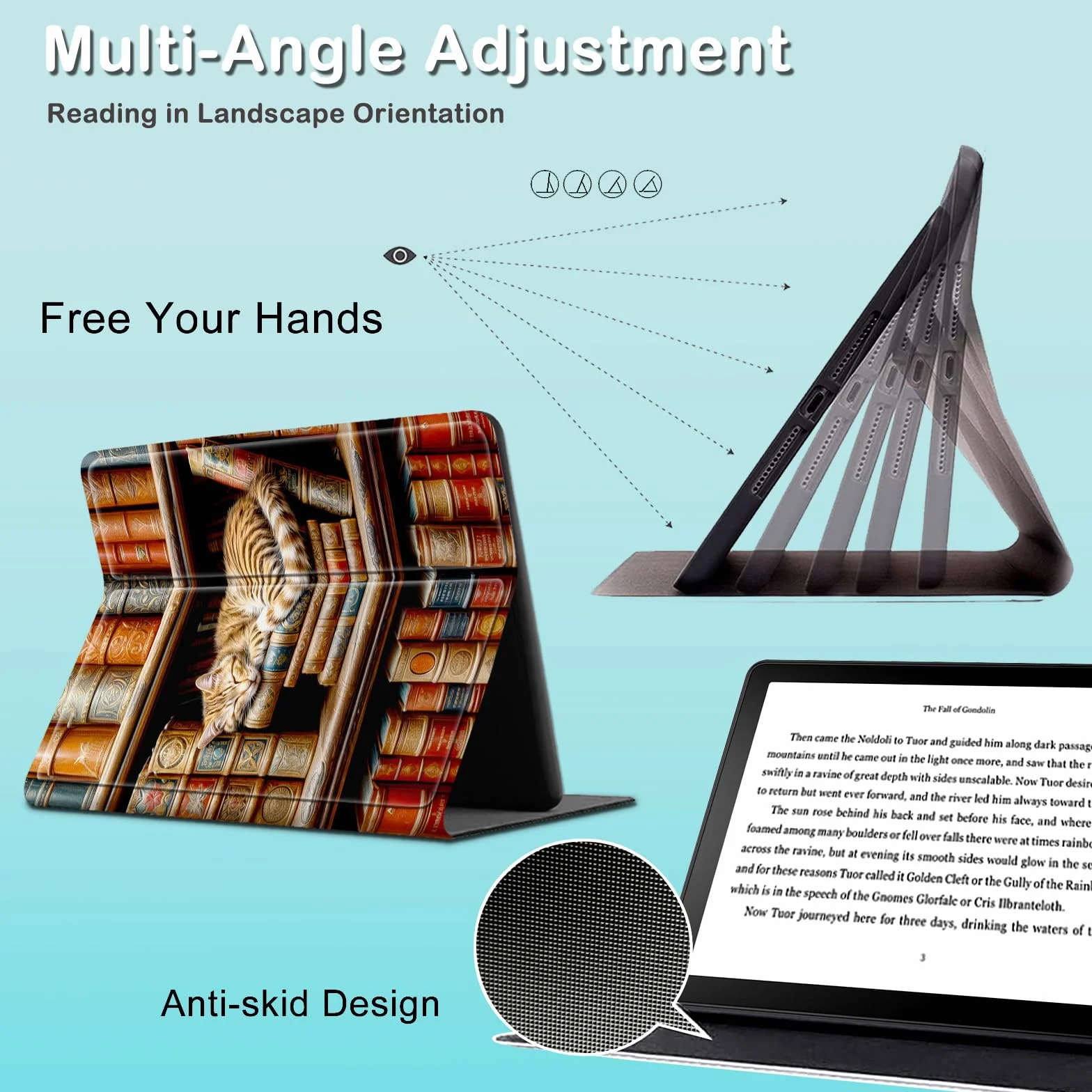Etui na Kindle Paperwhite 12. generacji 2024 i Kindle Colorsoft Signature Edition 2024, smukłe, lekkie etui Smart Cover z automatycznym budzeniem/uśpieniem do Kindle Paperwhite 2024, regał na książki