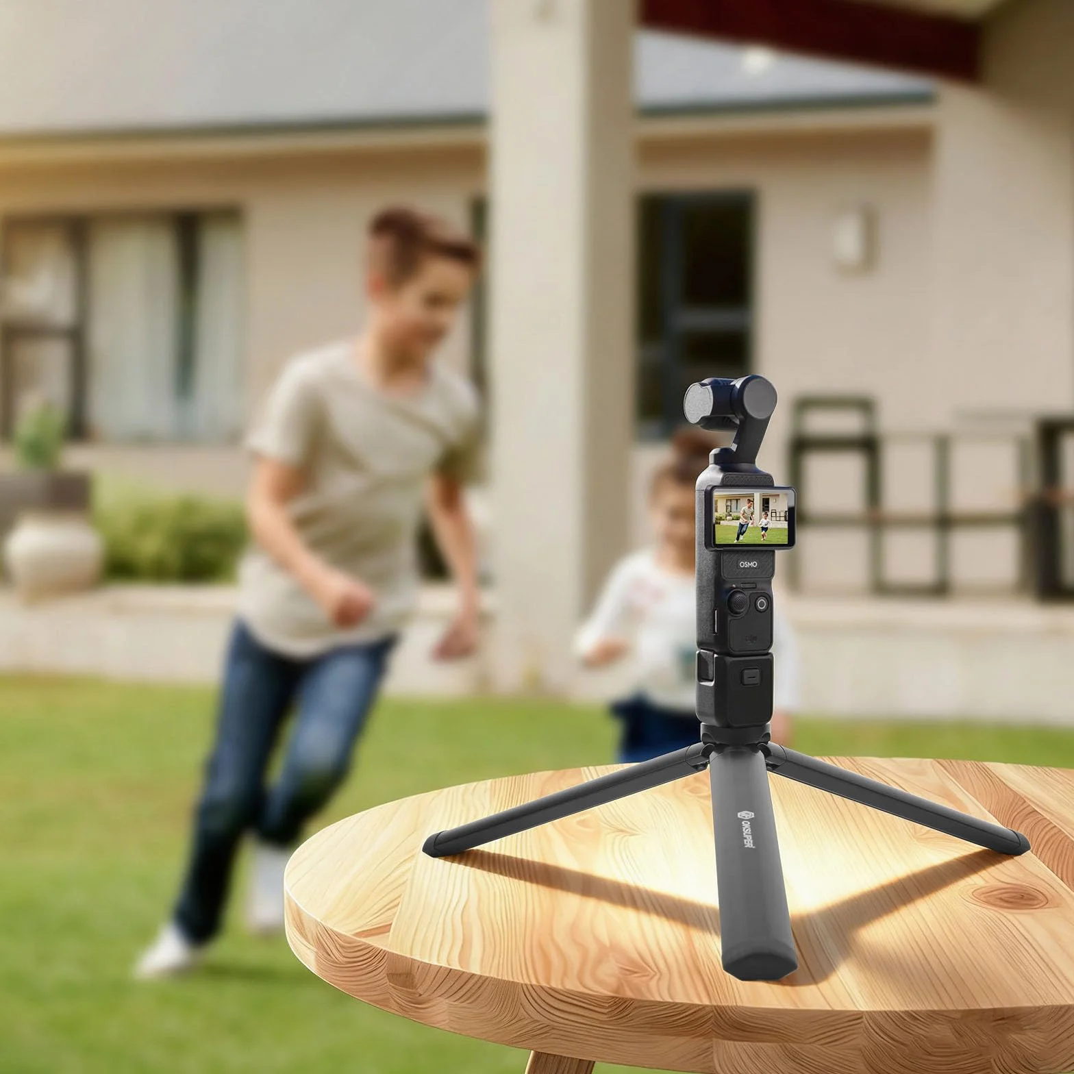 Mini statyw, statyw stołowy, aluminiowy kijek do selfie ze statywem, kompaktowy stojak na kamerę sportową na biurko dla DSLR, kamer sportowych, Insta360, DJI Osmo Action, stojak na kamerę