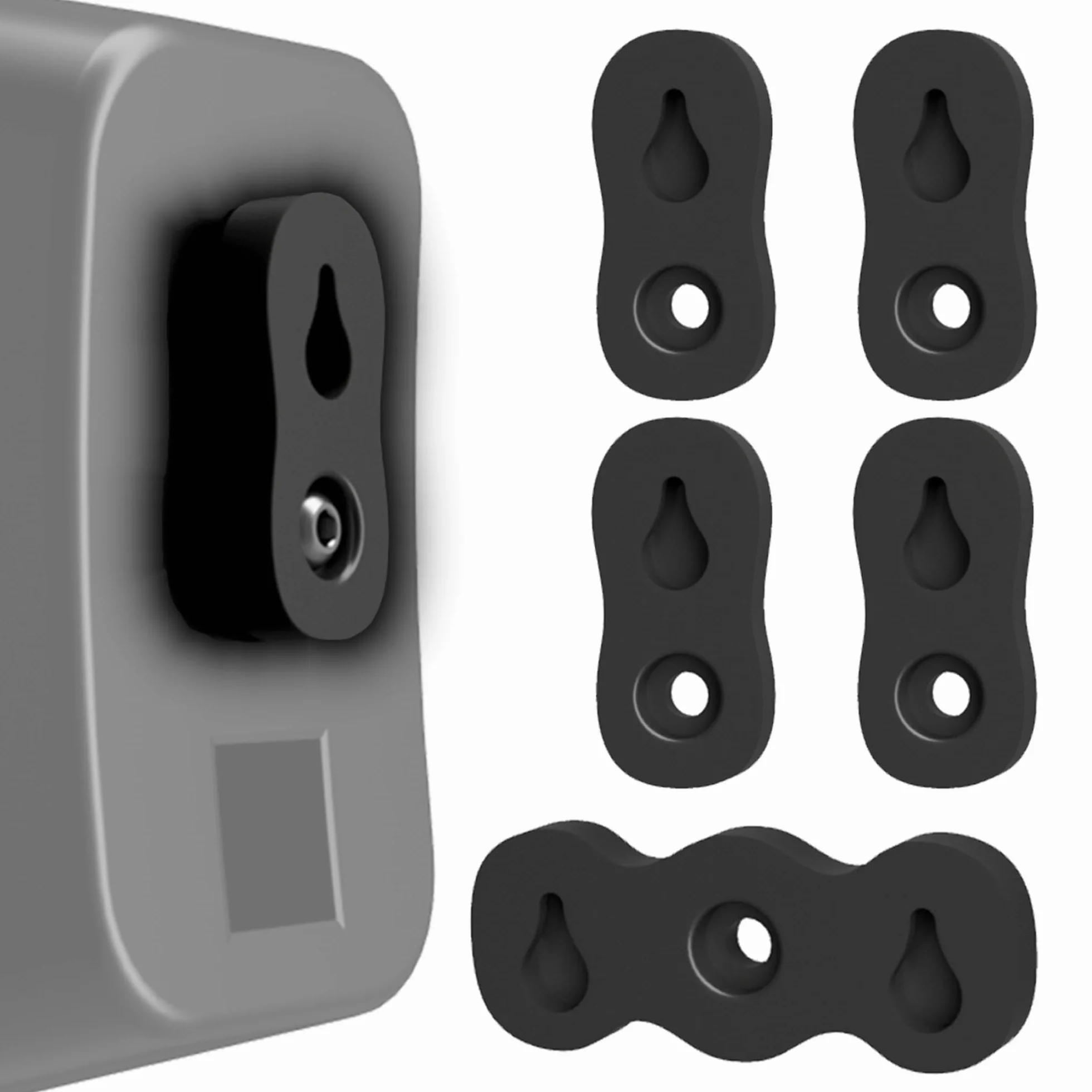Uniwersalne wsporniki głośnikowe do montażu ściennego Logitech Z906 Panasonic Bose Sonos Yamaha Samsung Sony Klipsch