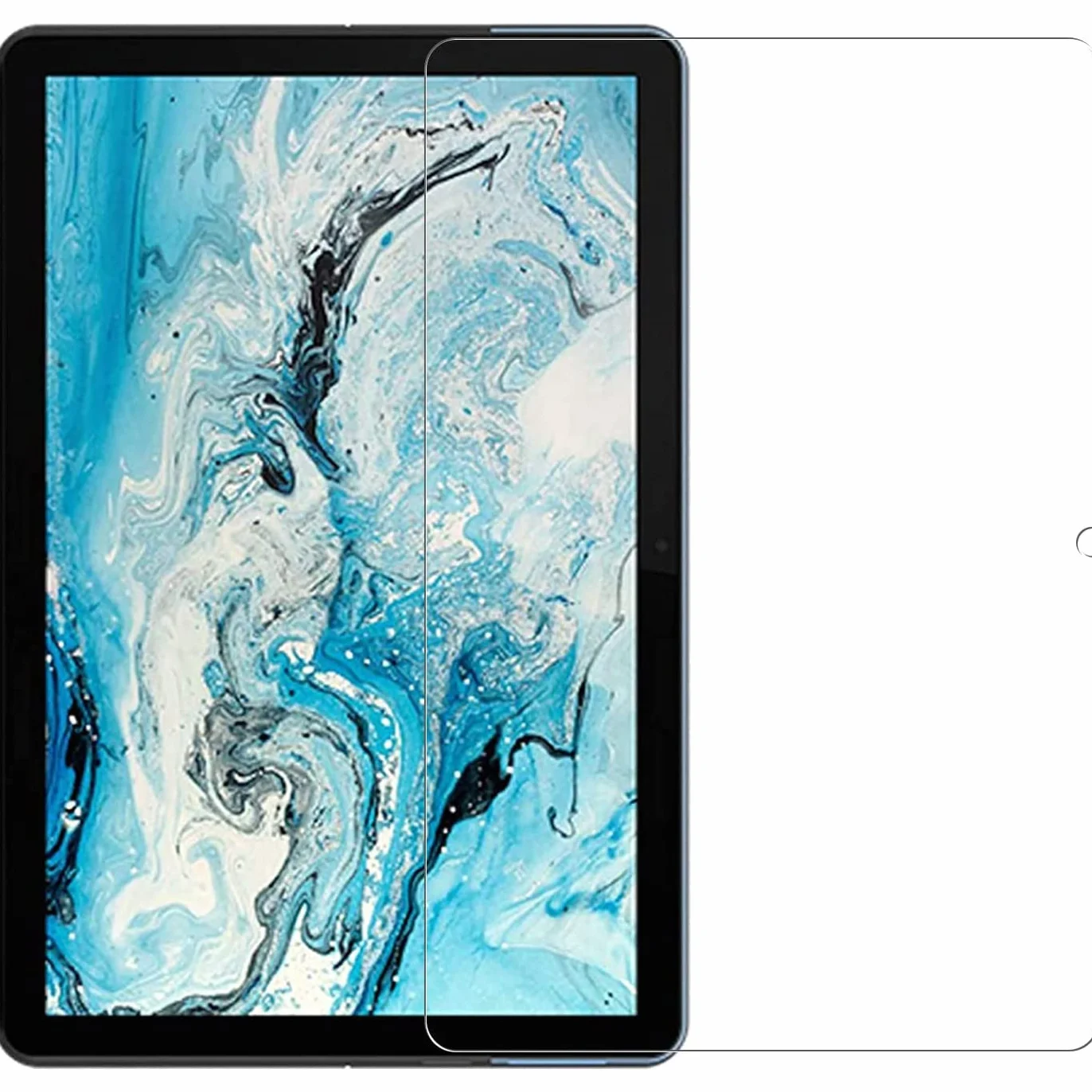 [2 sztuki] Ochraniacz ekranu do Lenovo Chromebook Duet (10,1 cala) CT-X636F / CT-X636N / CT-X636, przezroczyste szkło hartowane do Lenovo Chromebook Duet