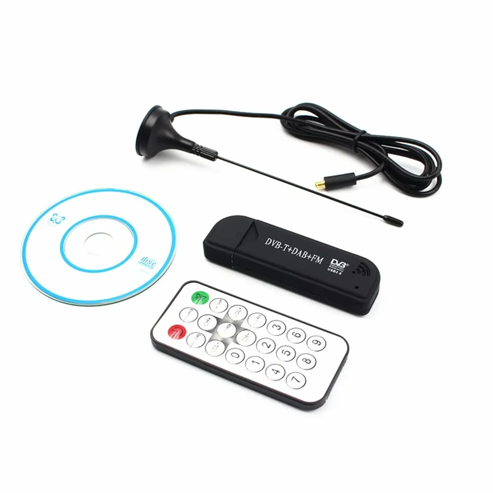 USB2.0 Cyfrowy odbiornik DVB-T SDR++FM TV Tuner SDR RTL2832U+ FC0012