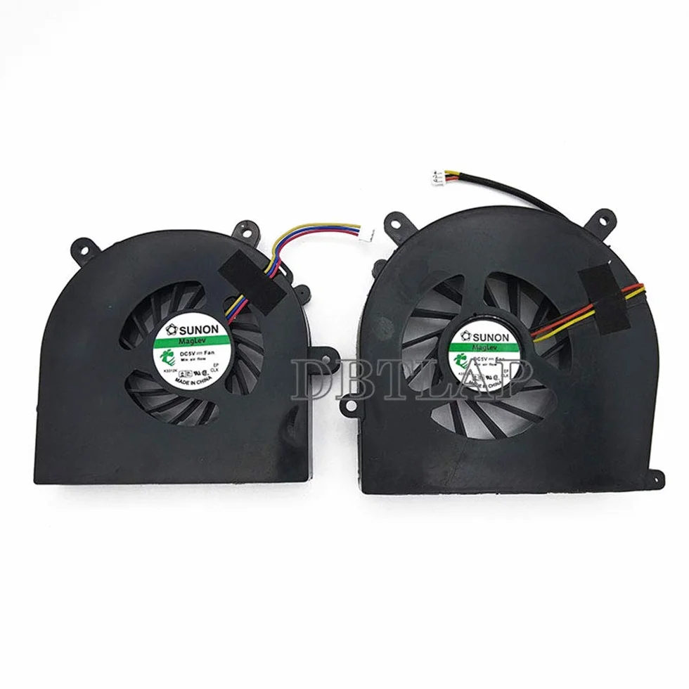 CPU + GPU wentylator kompatybilny z Clevo Sager NP8150 NP8130 NP8170 NP9150 P150EM P150HM P170HM P170EM P150SM P170SM 6-23-AX510-012 6-31-X720S-101 BS6005HS-U0D&BS6005MS-U94