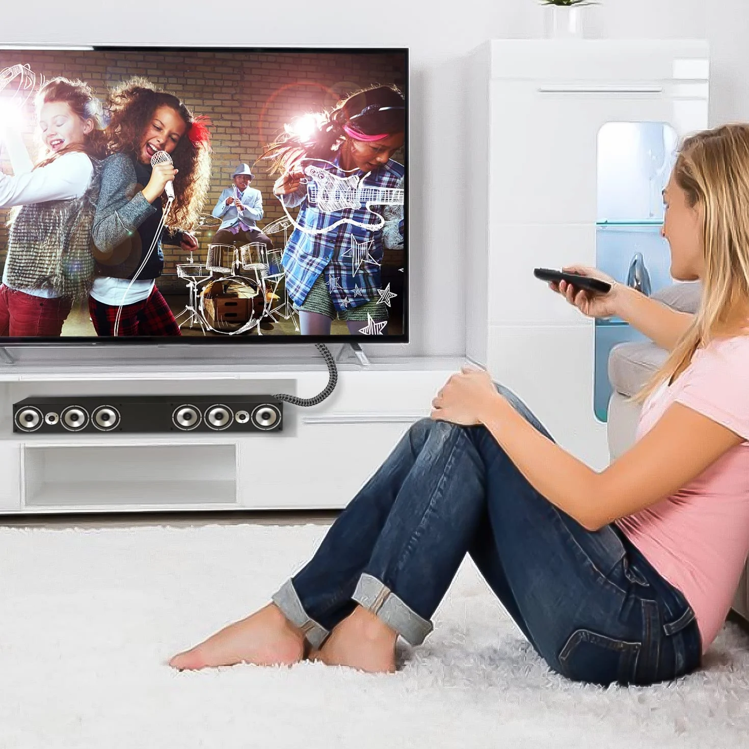 EMK Cyfrowy optyczny kabel audio, prostokątny kabel Toslink (pozłacany, włókno szklane 90 stopni, optyczny do TOSLINK, obracany o 360 stopni), kabel optyczny do DVD, głośnika, soundbar, TV (0,3 m)