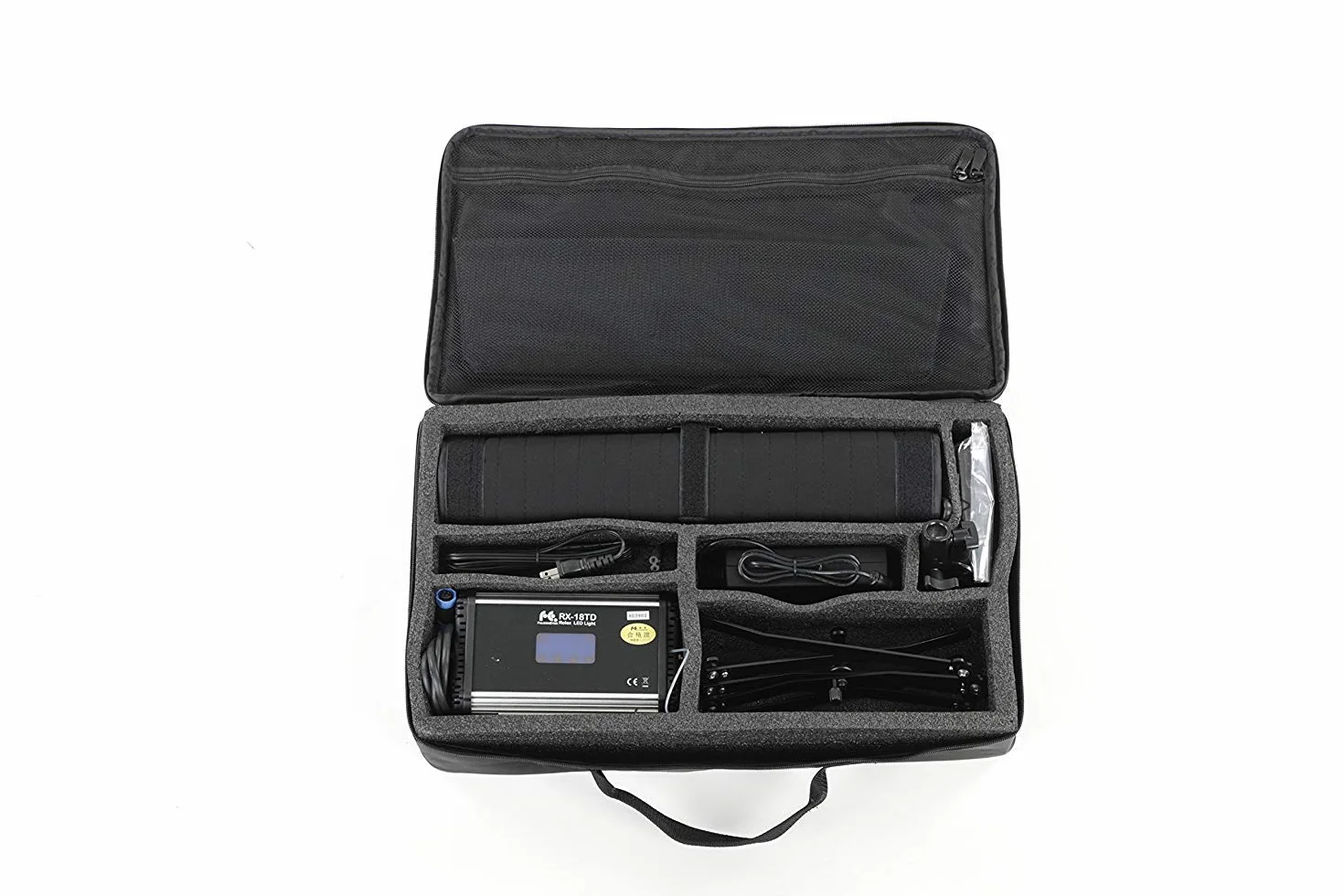 Falcon Eyes RX-18TD Elastyczny panel wideo LED, 100 W, regulowany, 3000 K-5600 K, oświetlenie LED z dyfuzorem Softbox o strukturze plastra miodu