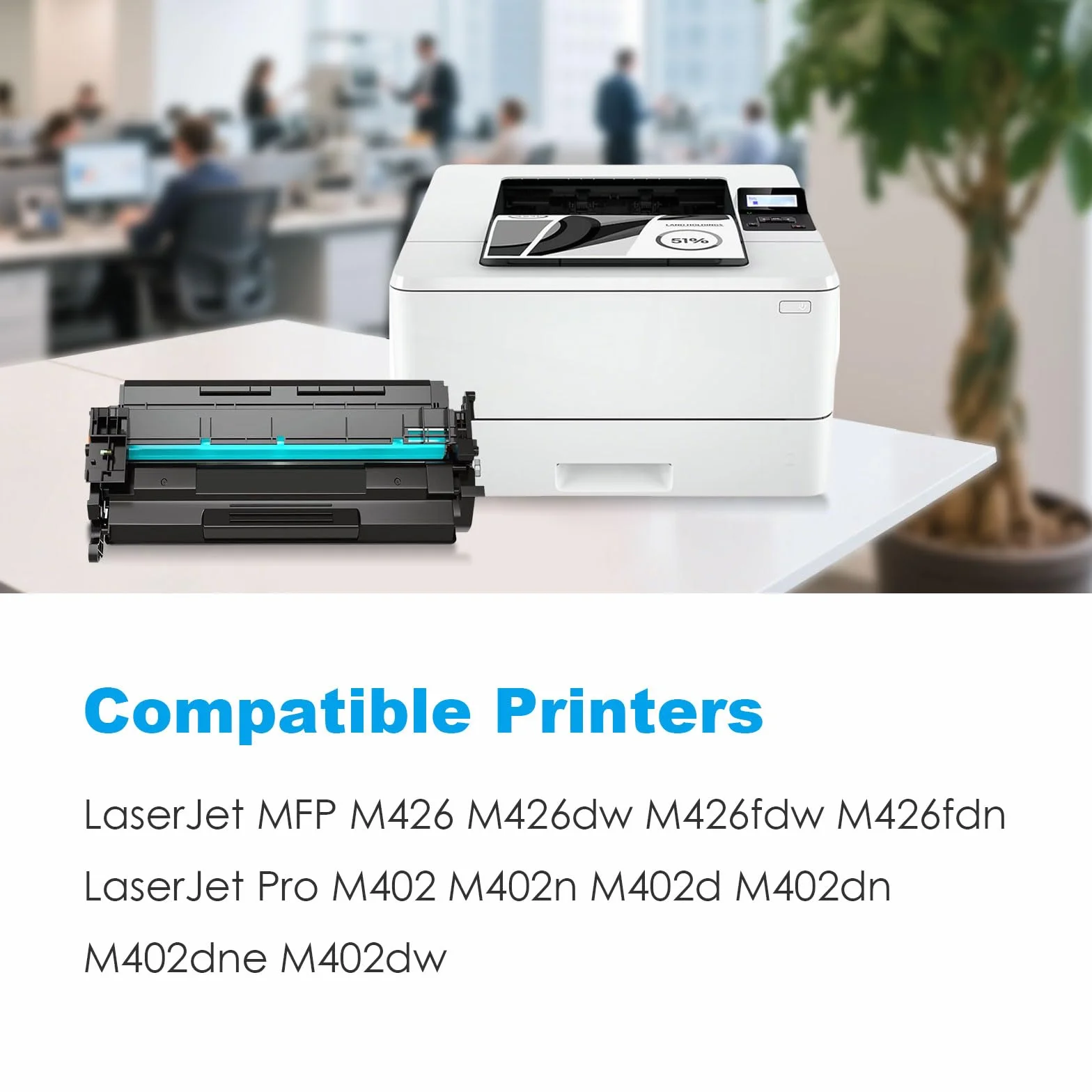 26 A wkład z tonerem zamiennik do HP 26A CF226A LaserJet Pro MFP M402dn M402n M426dw M426fdw M426fdn M402dw M402d M426 M402 (czarny, 2 sztuki) - z chipem
