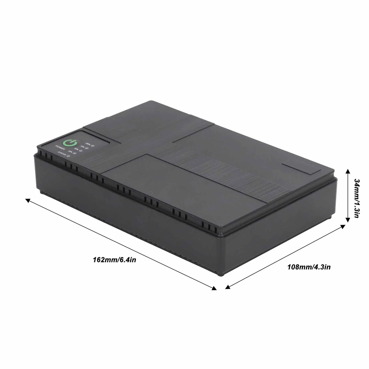 Zasilanie Akumulatorowe Mini UPS, Zasilacz Awaryjny Mini UPS 10400 MAh z Wejściem DC/wyjście USB 5 V DC 5V/9V/12V 2A Akumulator Zapasowy do Routera, Modemu, Kamery Bezpieczeństwa