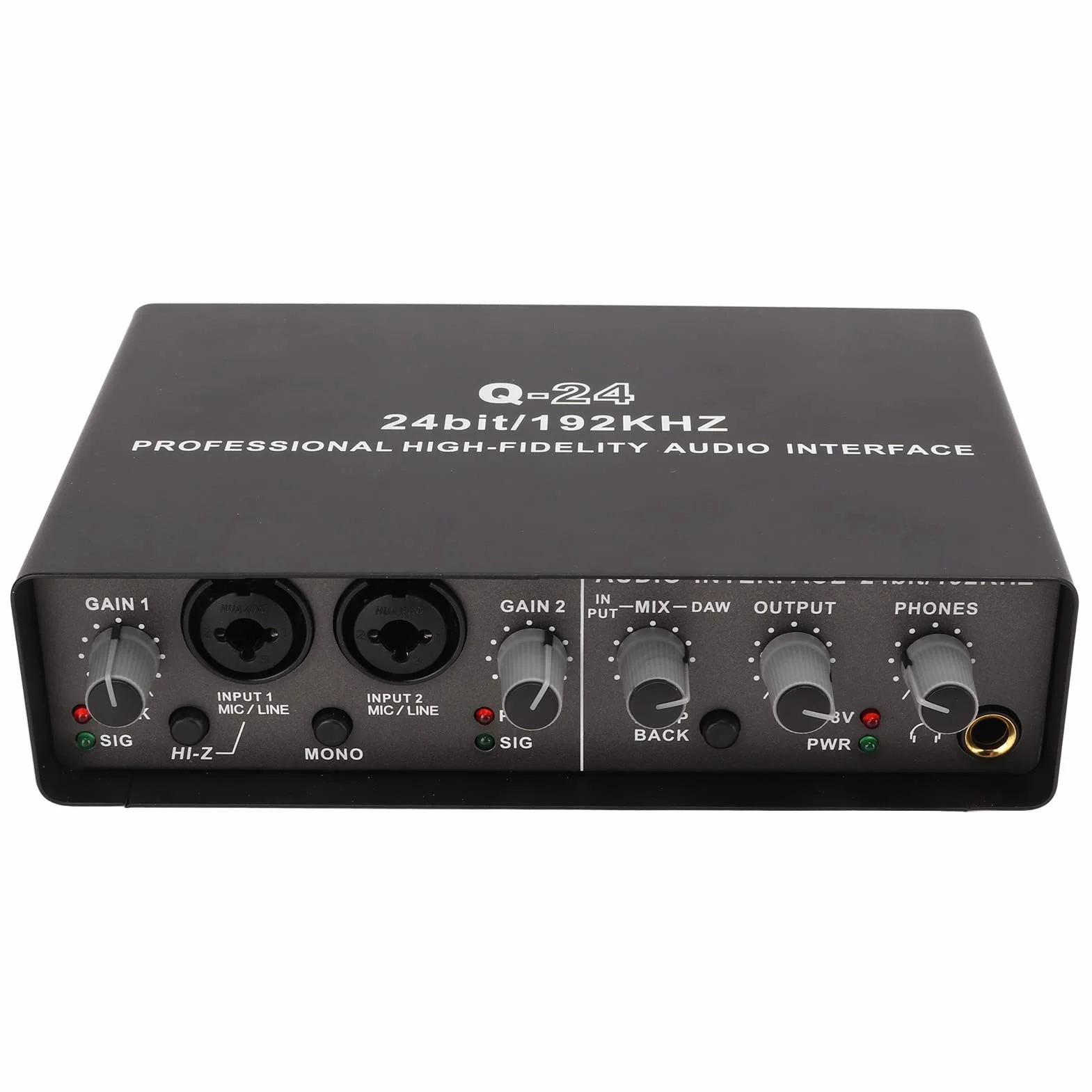Karta Dźwiękowa USB Live Miksowanie Cyfrowe, Wysoka rozdzielczość 24 Bity i 192 KHz, Nagrywanie Wewnętrzne i śpiewanie Coverów, Szybkie Połączenie USB 2.0, Obsługa Wejścia,