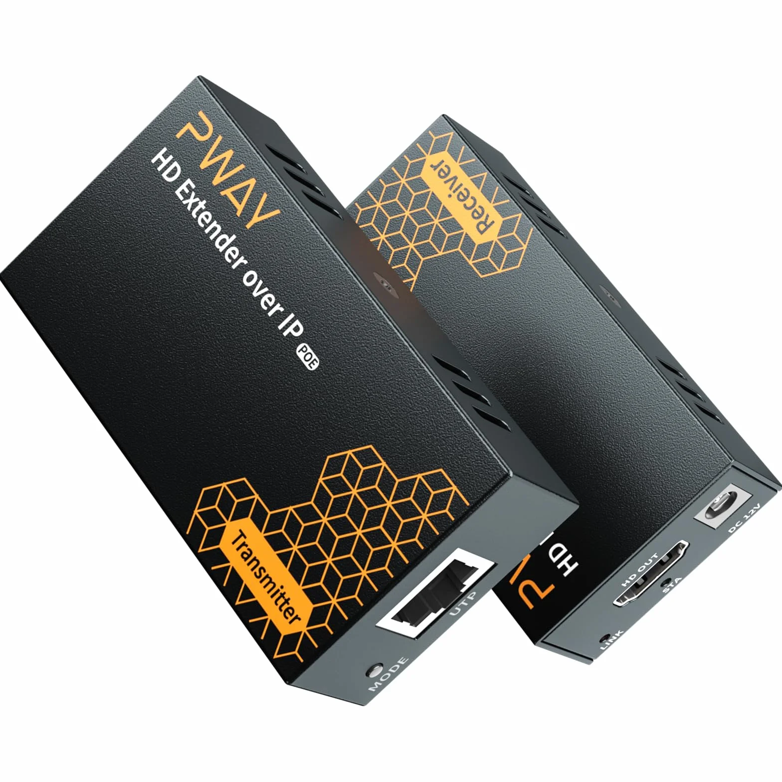 DT273P przedłużacz HDMI IP Ethernet 120 m/490 ft, obsługuje POE i 1 do wielokrotnej transmisji przez przełącznik sieciowy