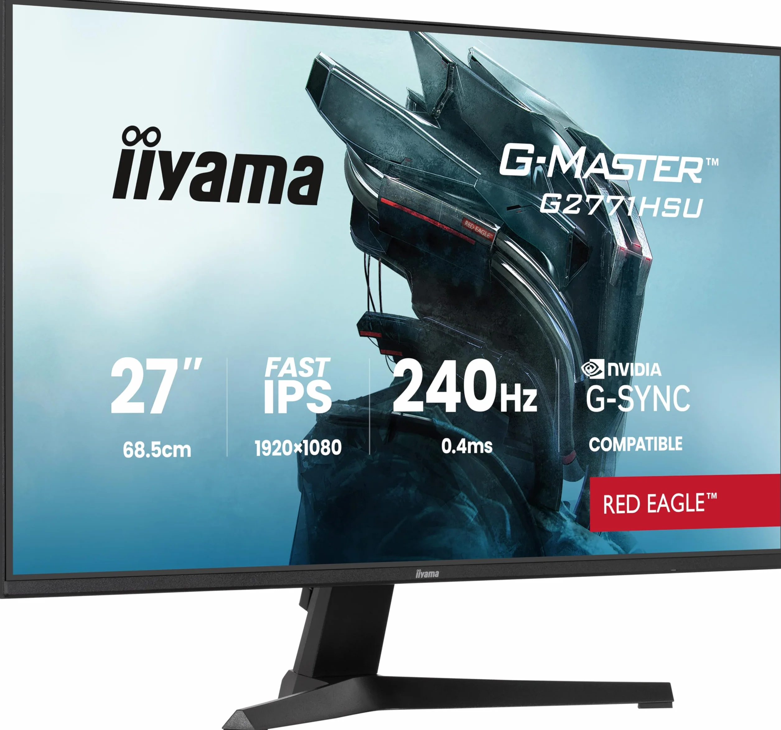 iiyama G2771HSU-B1-27 IPS, 1920x1080/240Hz, 2H1DP, USB-hub