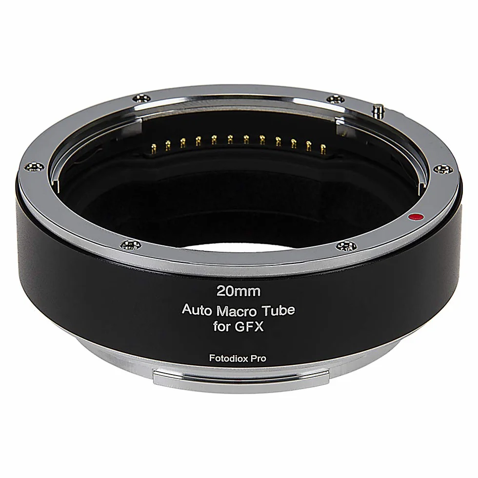 Fotodiox Pro automatyczna rura przedłużająca makro, sekcja 20 mm, kompatybilna z aparatami Fujifilm GFX G-Mount do ekstremalnego fotografowania z bliska