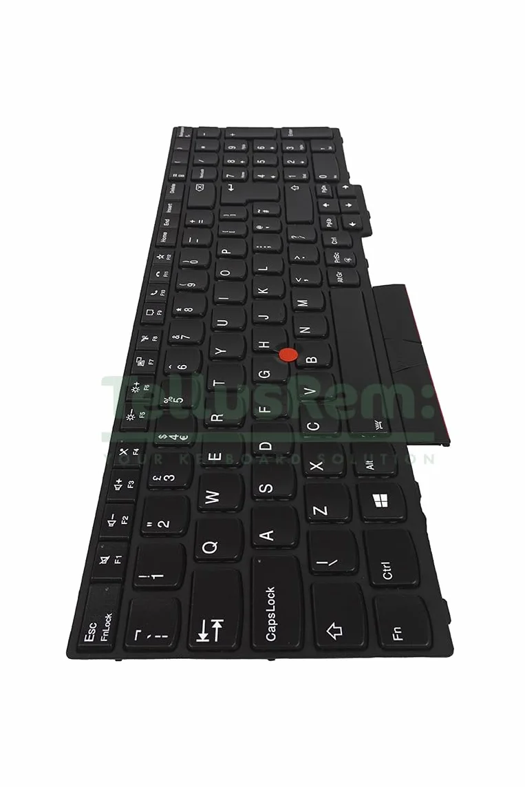 Angielska podświetlana klawiatura zapasowa dla Lenovo Edge L580 E580 P52 P72 T590 T580s