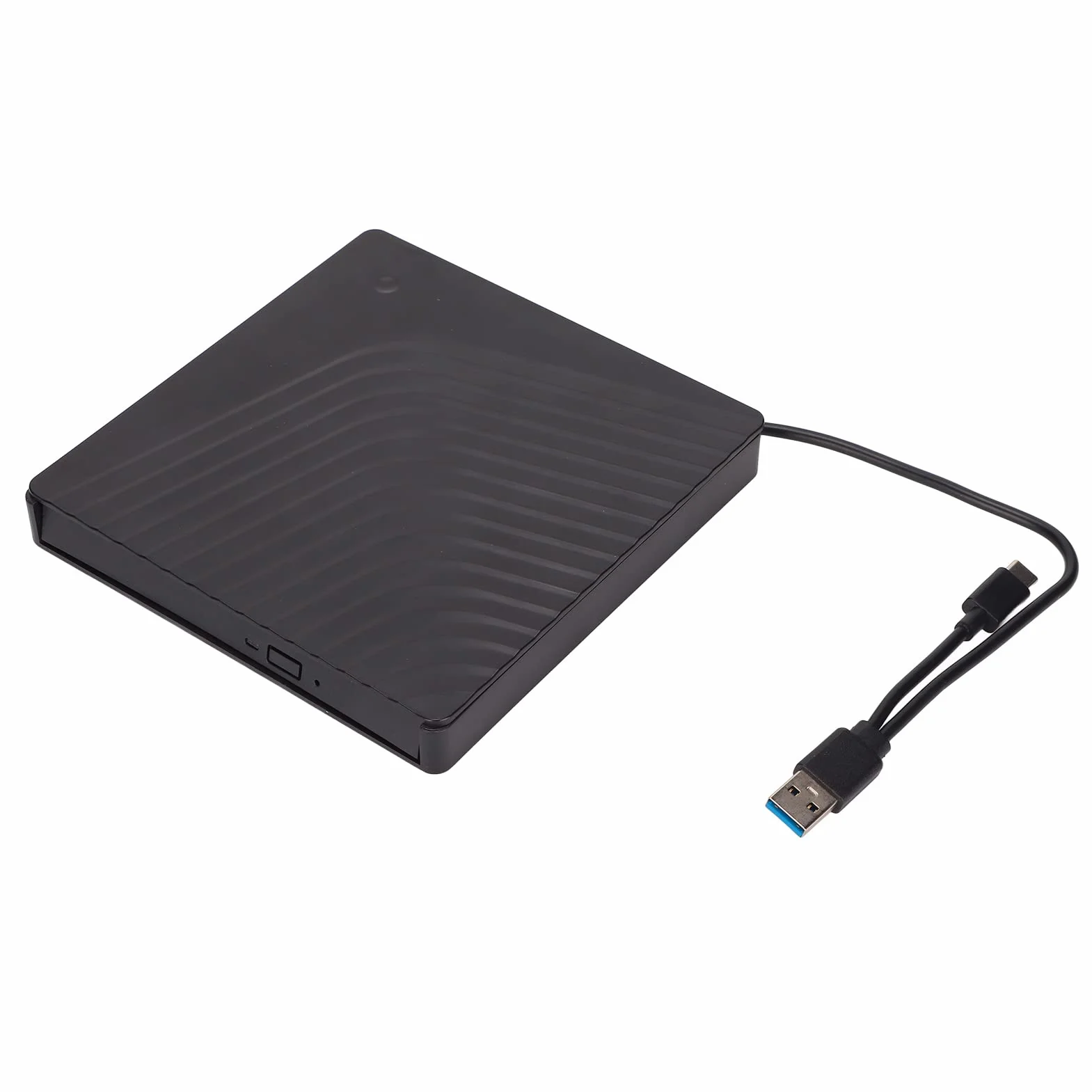 CCYLEZ Zewnętrzna obudowa napędu DVD, 5 Gbit/s, USB 3.0, USB 2.0, laptop, napęd optyczny, obsługuje interfejs 3,0 Gb/s II, do napędu DVD-RW 12,7 mm 9,5 mm