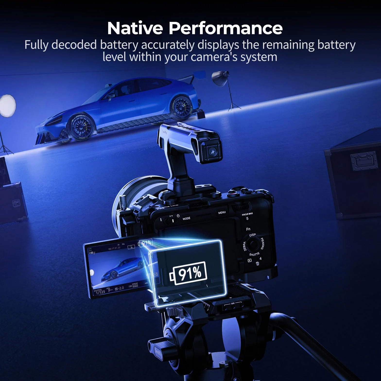 SMALLRIG NP-FZ100 Camera Battery for Sony, 2520mAh USB-C Battery with LED Indicator, 2.5H Fast Charge, Fully Decoded for Sony Alpha A7V A7III A7IV A6700 A6600 FX3 FX30 A9 A7CII A7RIII ZV-E10II - 5297 | Szybkie ładowanie 2,5 H, w pełni dekodowane dla Sony