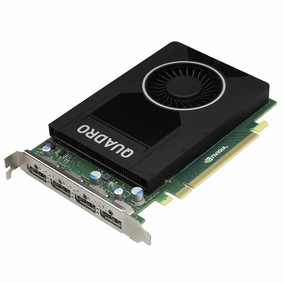 PNY Nvidia Quadro M2000 4 GB GDDR5 profesjonalna karta graficzna – 768 rdzeni, 128 bitów, pojedyncze gniazdo, pełna wysokość, 75 W, PCIe 3.0 x16, 4X DisplayPort 1.2 (odnowiona)