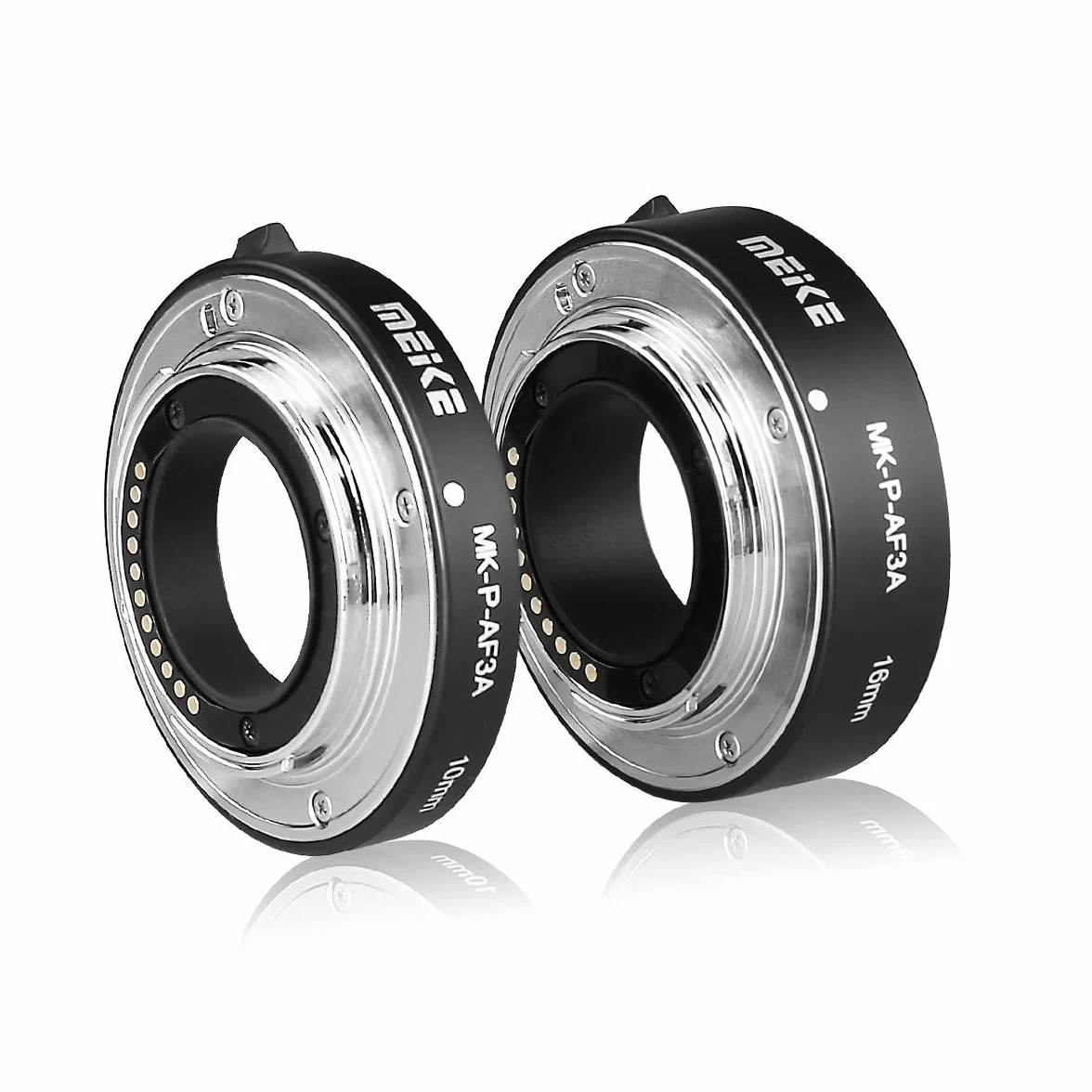 Meike MK-P-AF3A metalowa rura przedłużająca do automatycznego ustawiania ostrości do obiektywów aparatu Olympus Panasonic Micro Four Thirds M4/3 System 10 mm 16 mm