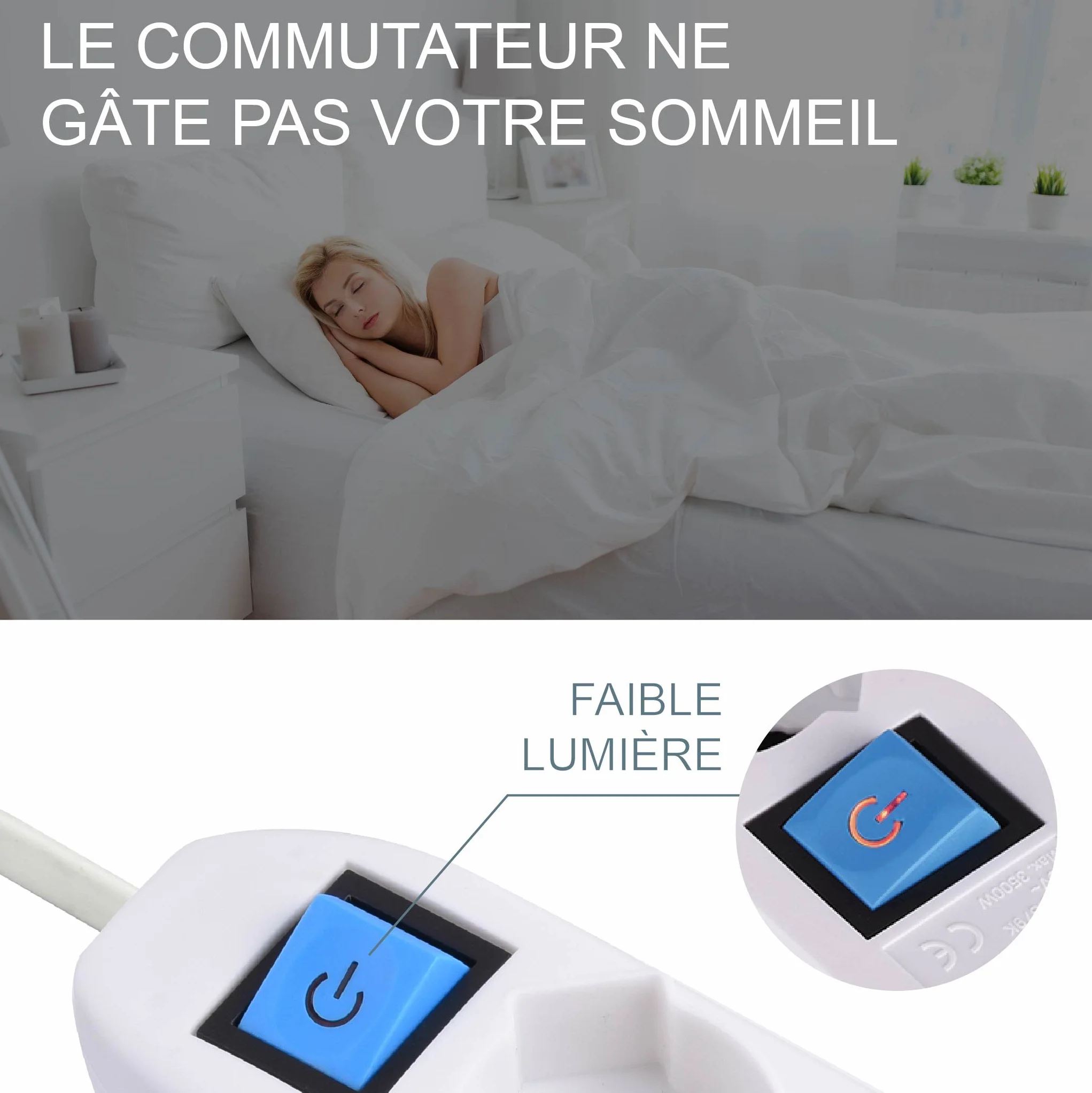 Electraline listwa zasilająca 8 gniazd 1.5 m czarna