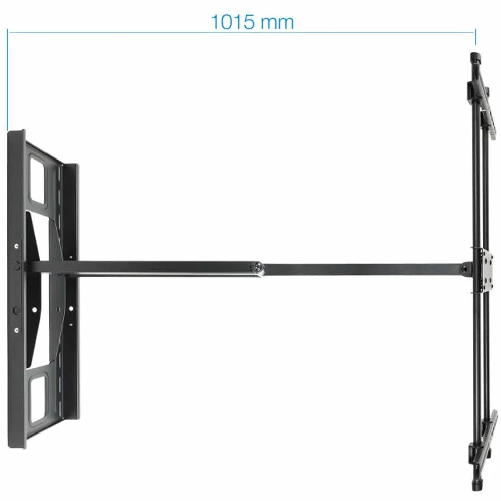 TOOQ LP4380XL-B uchwyt ścienny do ekranów o przekątnej 109 cm (43 – 80 cali), szerokokątny, maks. 50 kg, wysuwane ramię, czarny