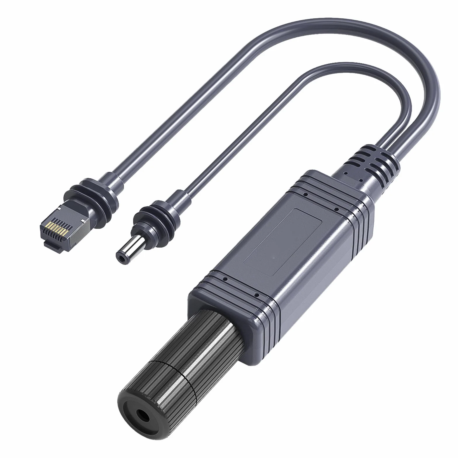 Eujgoov Poe Gigabit Ethernet Rozdzielacz do Kamer Bezpieczeństwa i Telefony VoIP do Strumieniowego Przesyłania Wideo w Czasie Rzeczywistym i Dużych Manipulacji Danych Gigabit Poe Adapter Combiner
