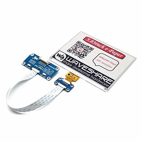 sb components 5,8 cala E-Ink czapka z wyświetlaczem do Raspberry Pi e-Paper rozdzielczość 600 x 448 3,3-5 V elektroniczny ekran panel interfejs SPI 5,8" ekran Raspberry Pi