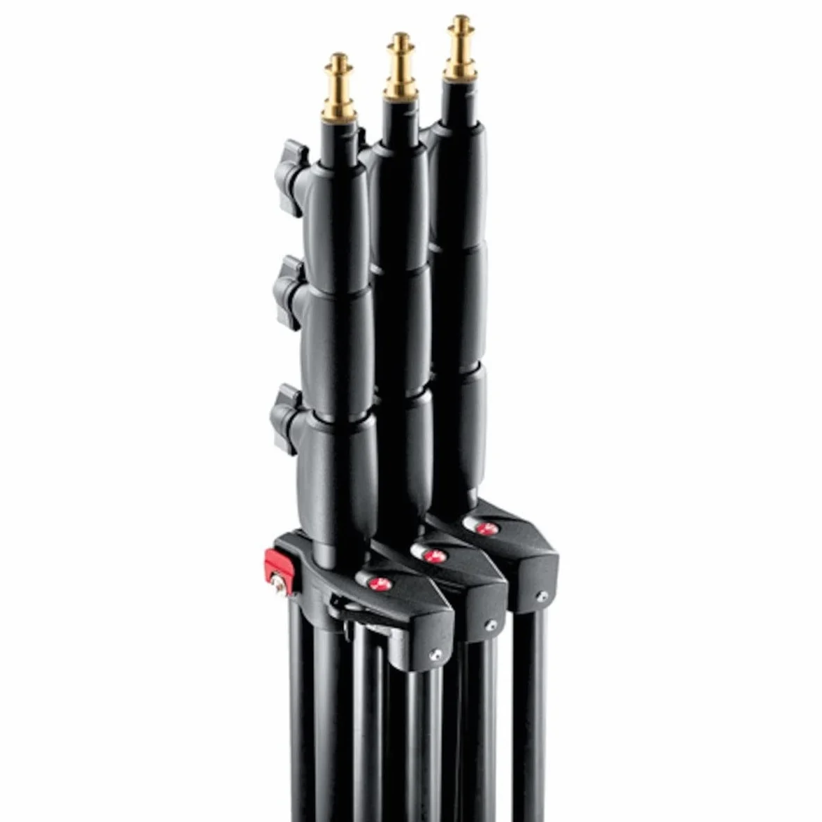 Manfrotto Stativ Master 1004BAC-3 Zestaw Statywów, Czarny, 3 Sztuki