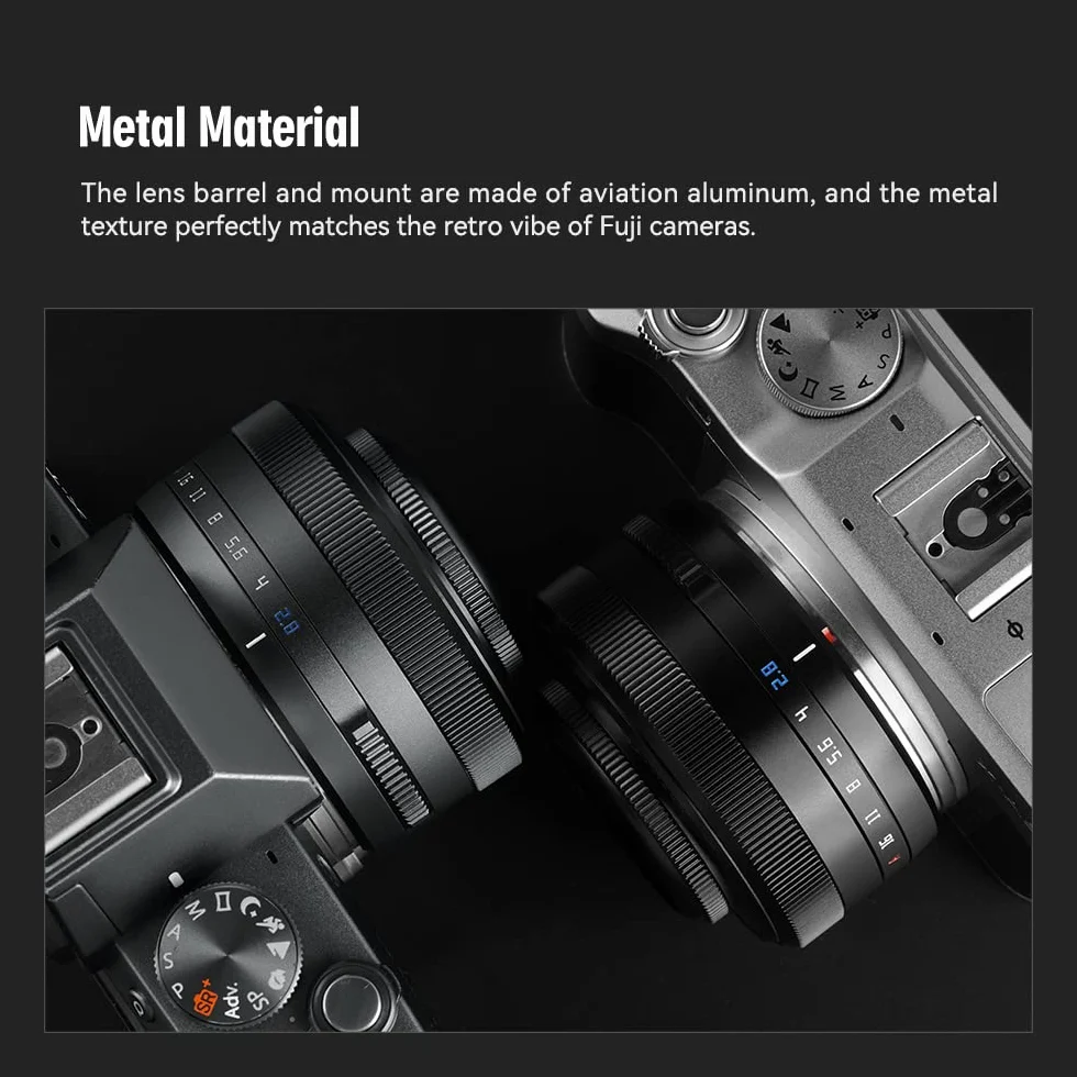 TTArtisan AF 27 mm F2.8 Obiektyw z automatycznym ustawianiem ostrości APS-C kompatybilny z lustrzanicami bezlusterkowymi Sony E-Mount A5000 A5100 A6000 A6100 A6300 A6400 A6500 A6600 NEX-3 NEX-3N NEX