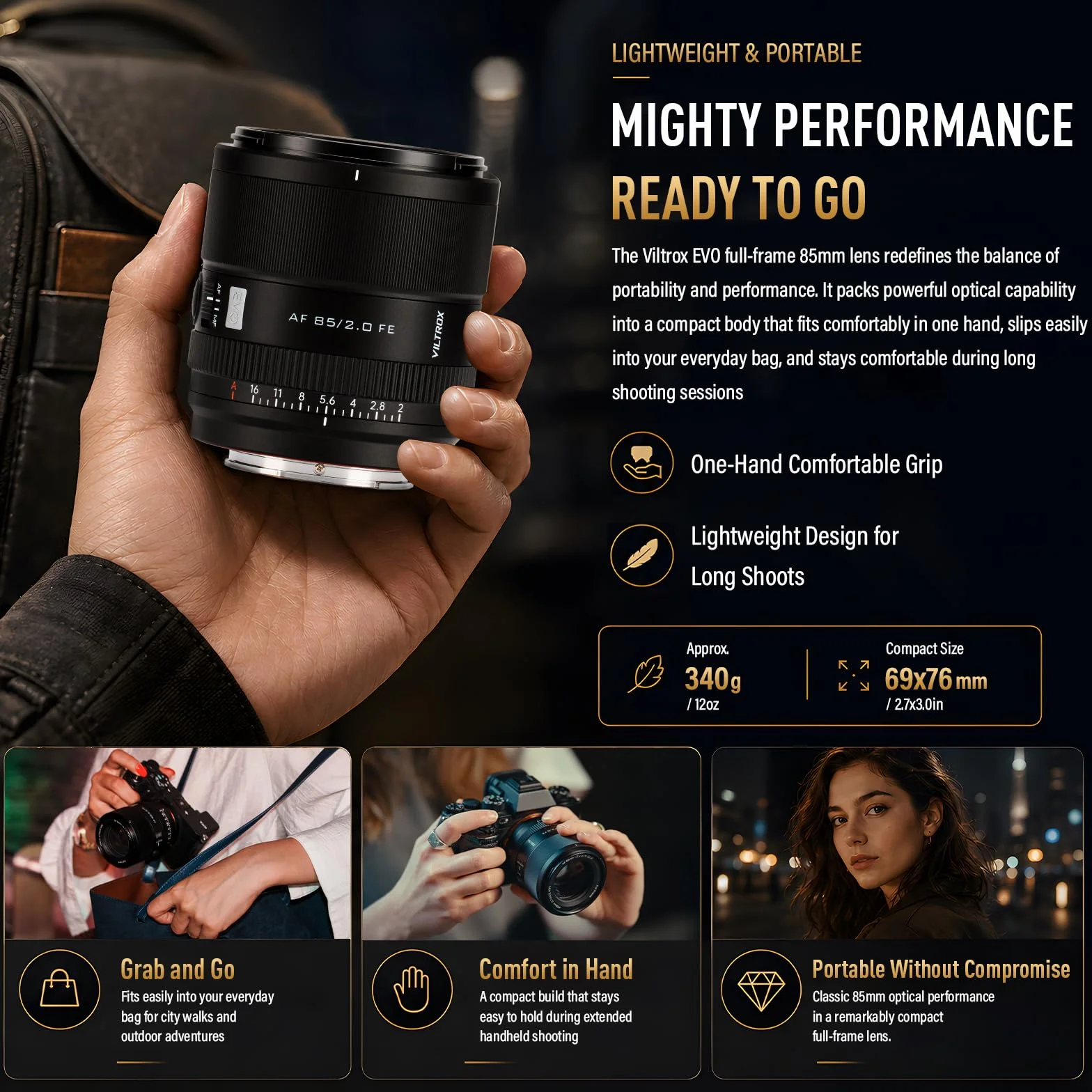 VILTROX 85 mm F2.0 EVO Full Frame obiektyw do aparatu Sony E Mount Camera Lenses z dużą przysłoną autofokus do Sony A5000 A6700 FX3 A1 A7C ZV-E10II FX30 A93 A7CII ZVE1 A7RV