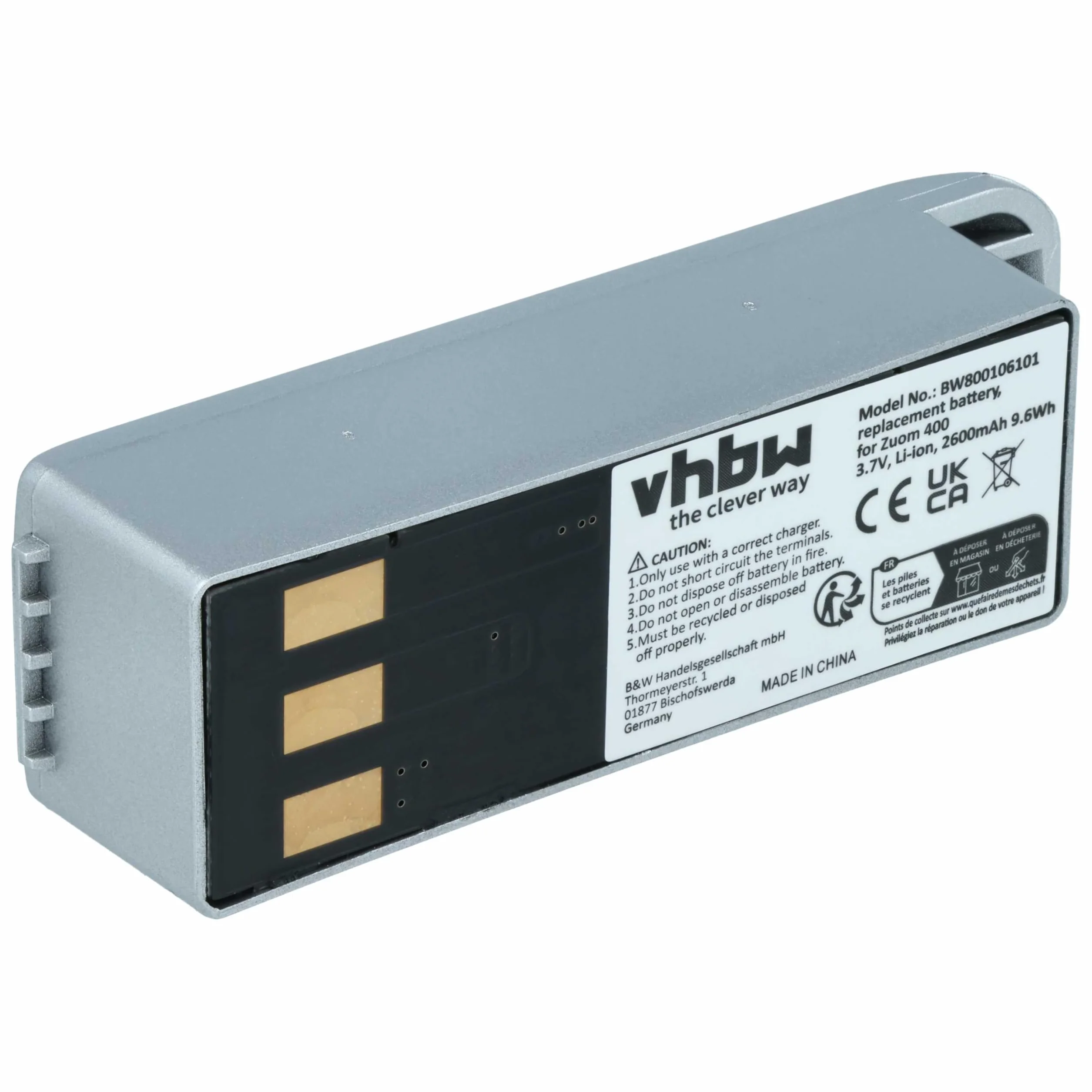 Bateria 2600 mAh 3,7 V do GARMIN Zumo 400 450 500 550