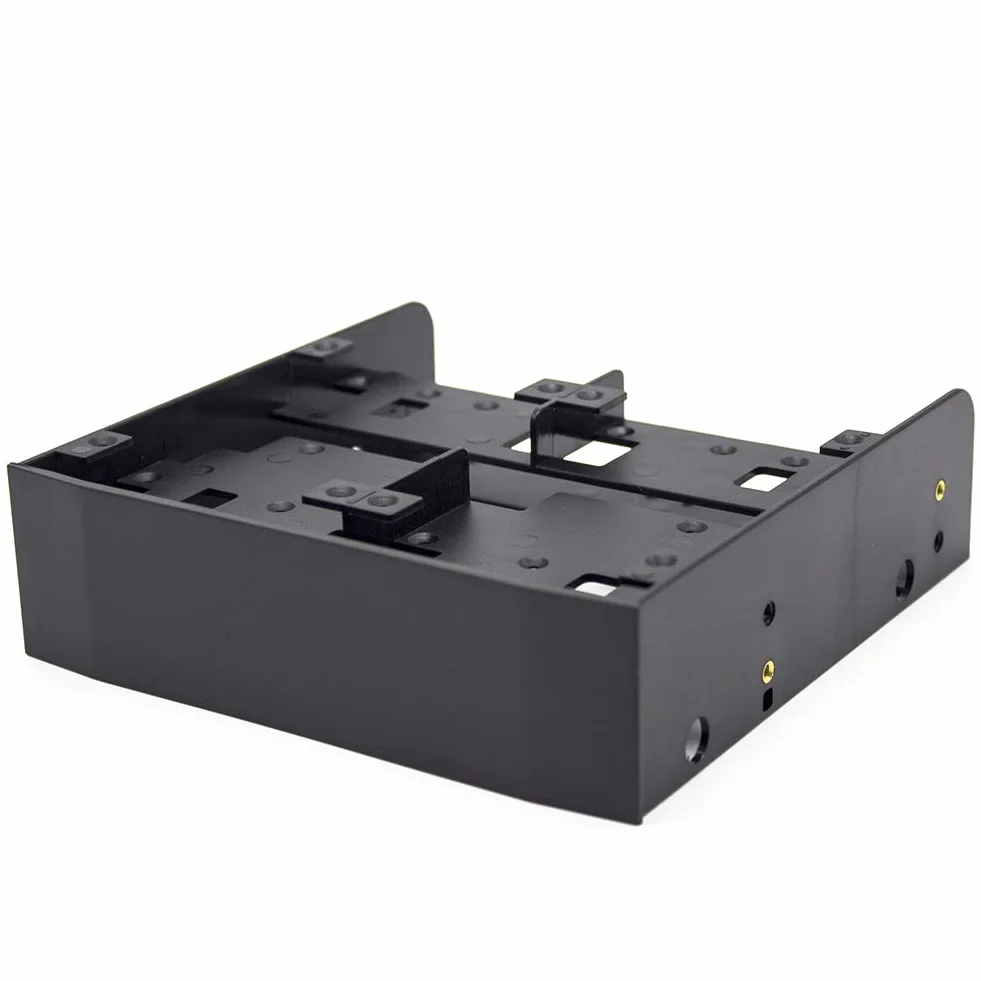 Oimaster Adapter Zatoki 5,25 do 4x2,5 12,7 mm SATA 2nd SSD HDD Caddy Czarny