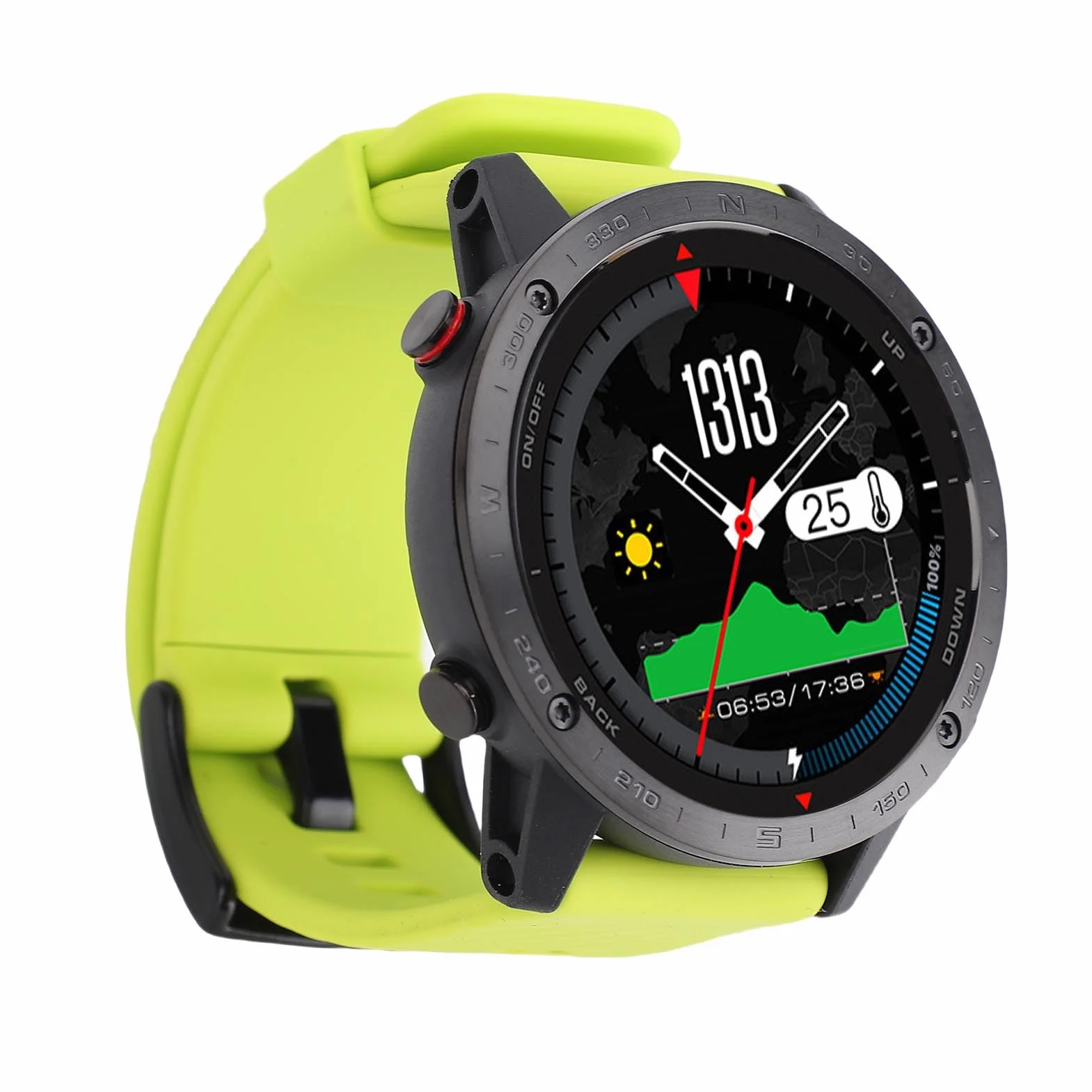 Keenso Smartwatch Nurkowania, Sportowy na Rękopis do Biegania na świeżym Powietrzu, Przypomnienie Komunikatów, Odpowiednie do Sportu i Codzienne Użytkowanie