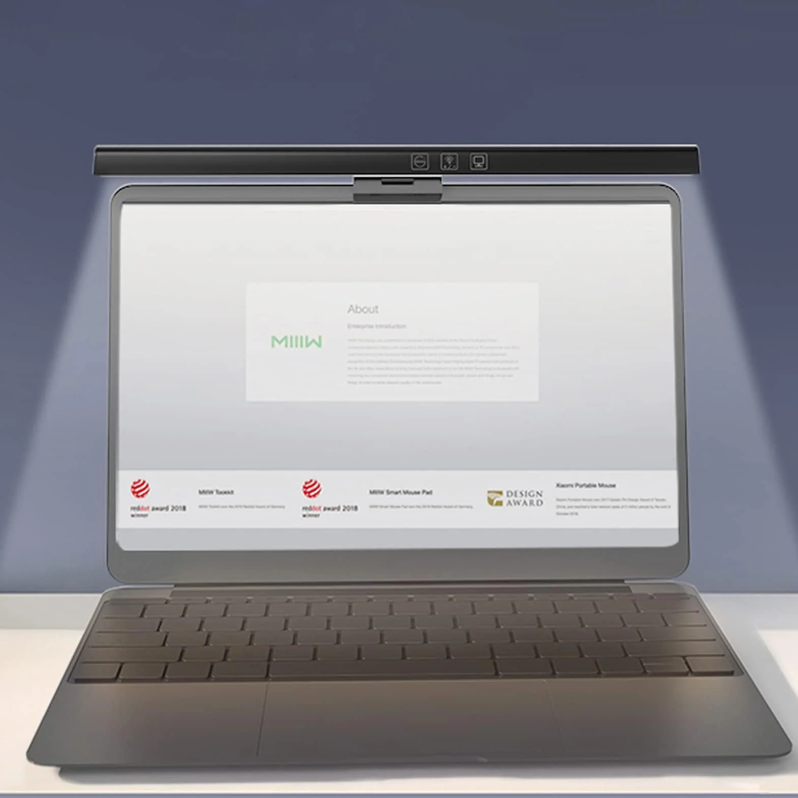 Pasek świetlny Monitora Sterowanie Dotykowe USB C, 3 Tryby Kolorów, Odliczanie Czasu, Lampa na PC Office