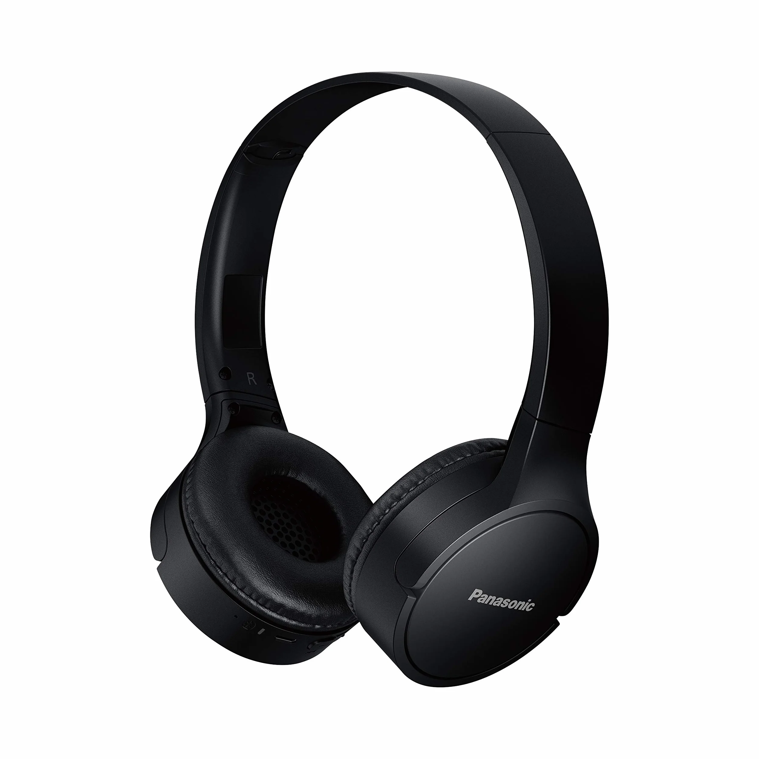 Panasonic RB-HF420 bezprzewodowe nauszne słuchawki Bluetooth w stylu ulicznym (potężny bas z systemem XBS, 50h odtwarzania, szybkie ładowanie), czarne